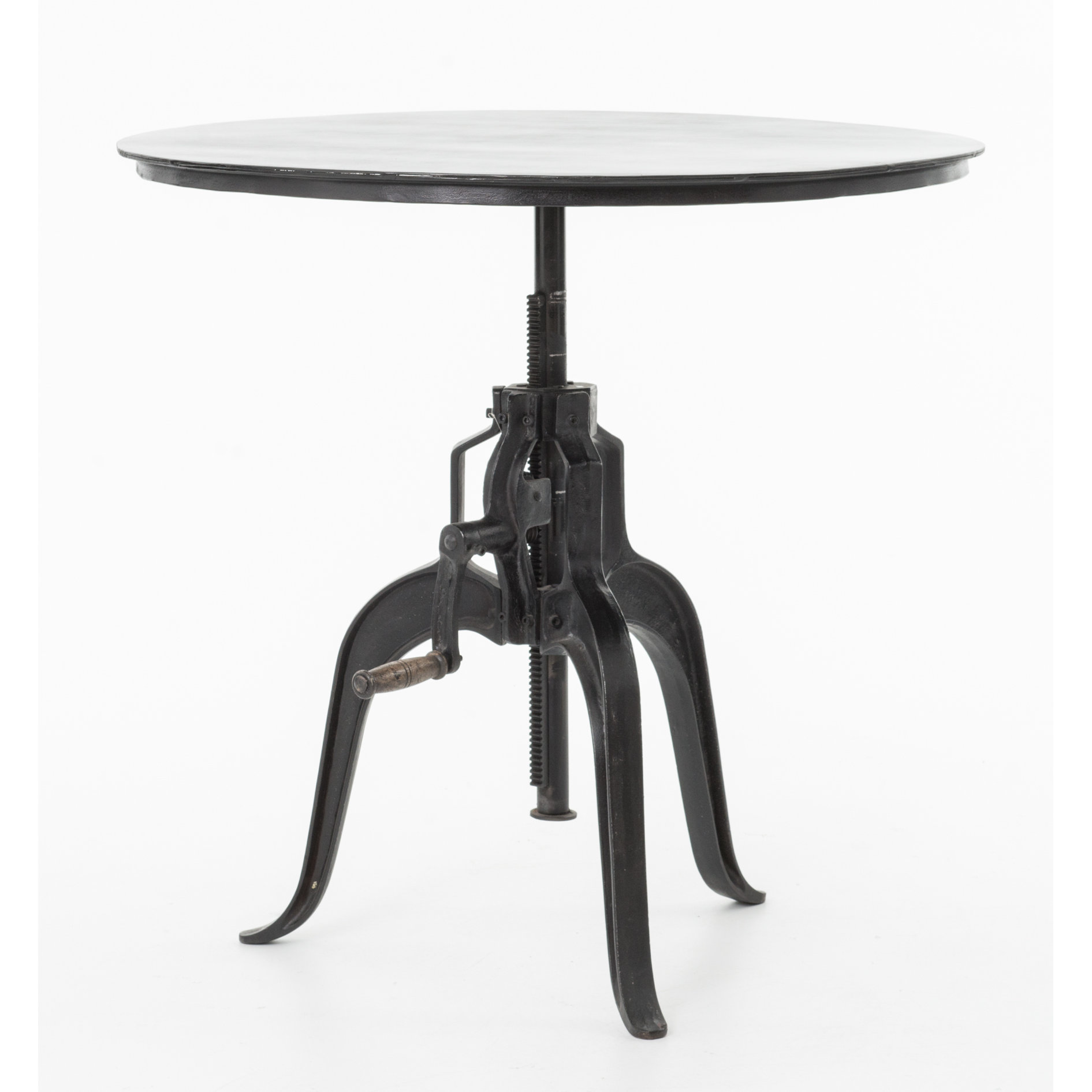 Industrial Crank End Table | Wayfair