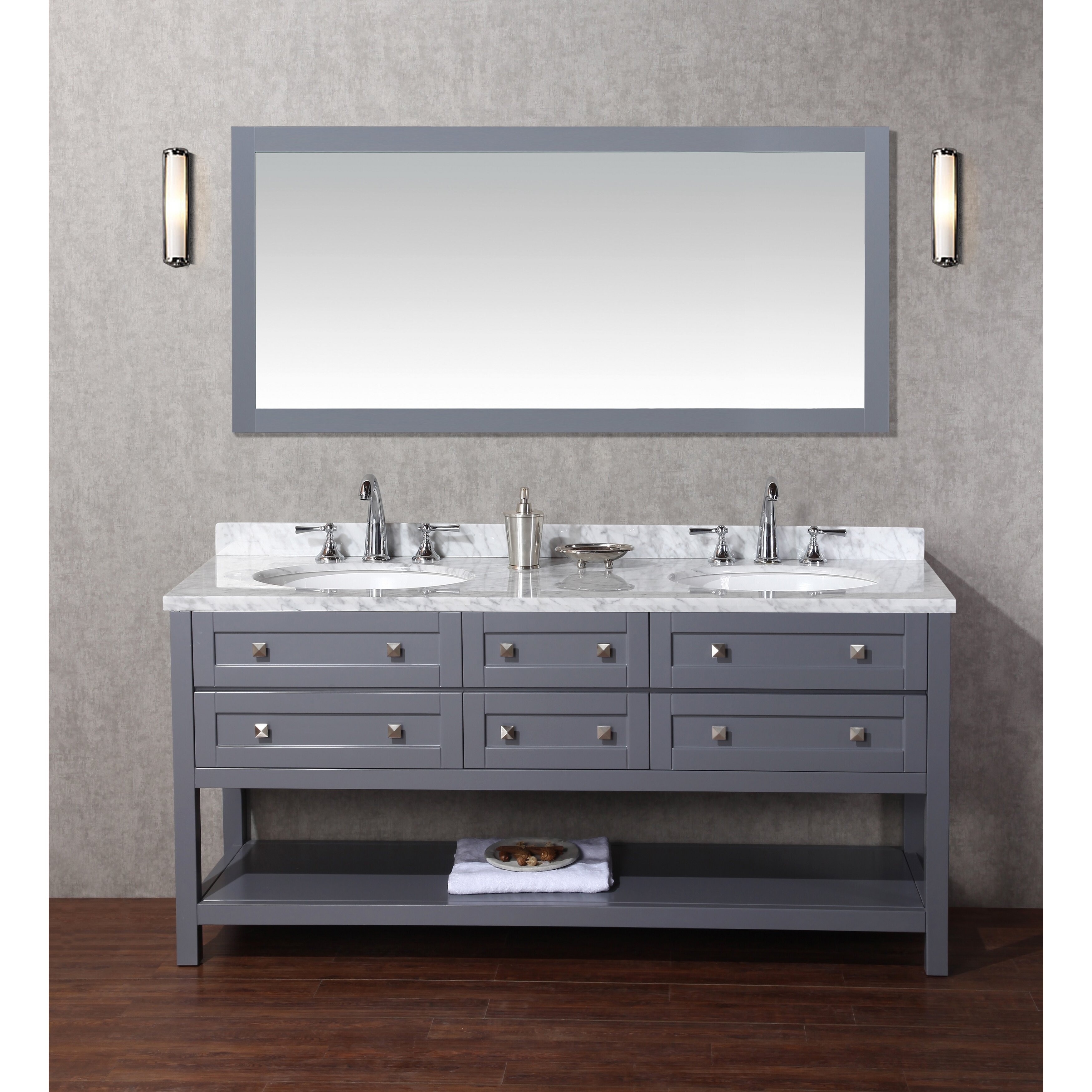 Vanities finish listvanities shaker carrara cashmere mounted