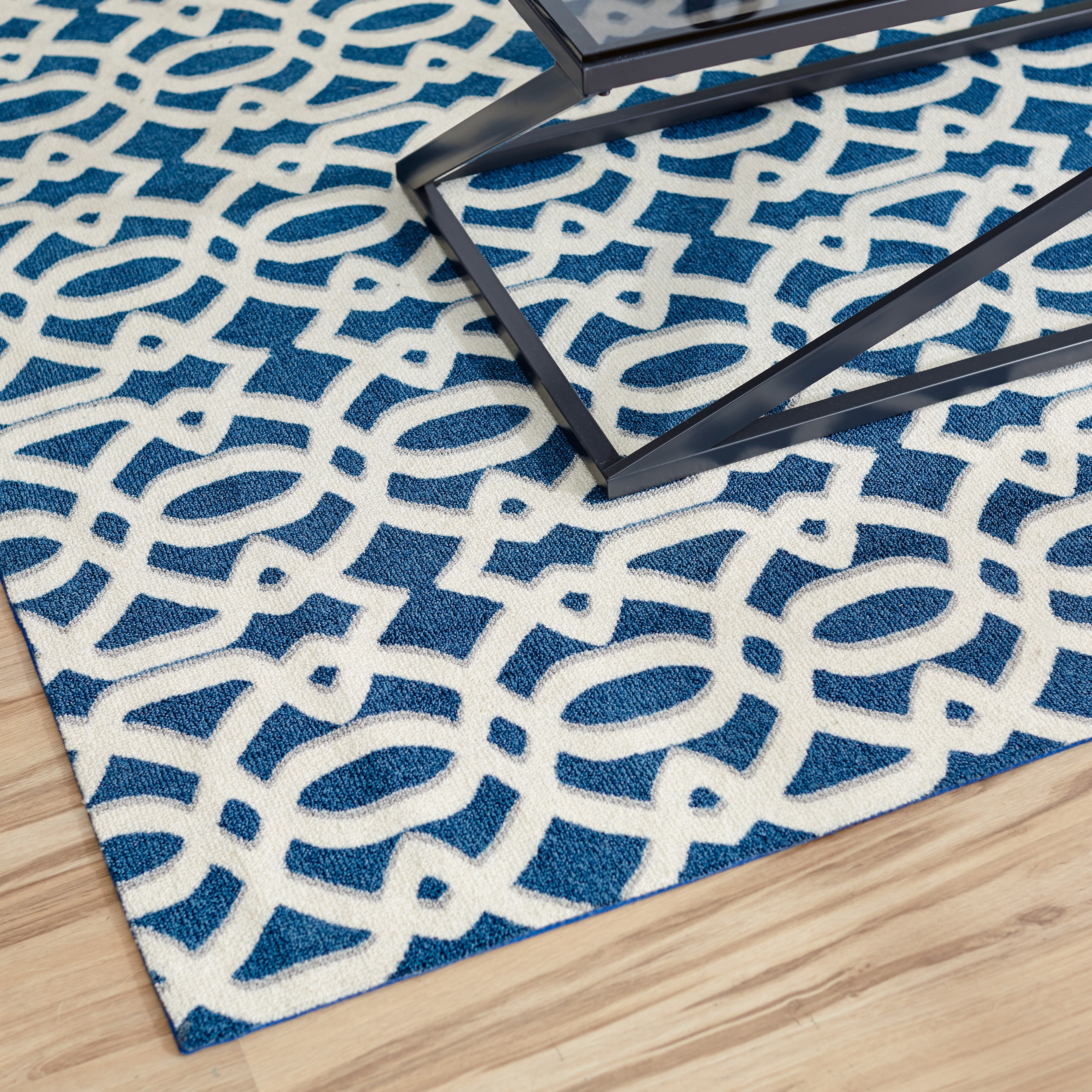 Tabris Navy Area Rug Wayfair