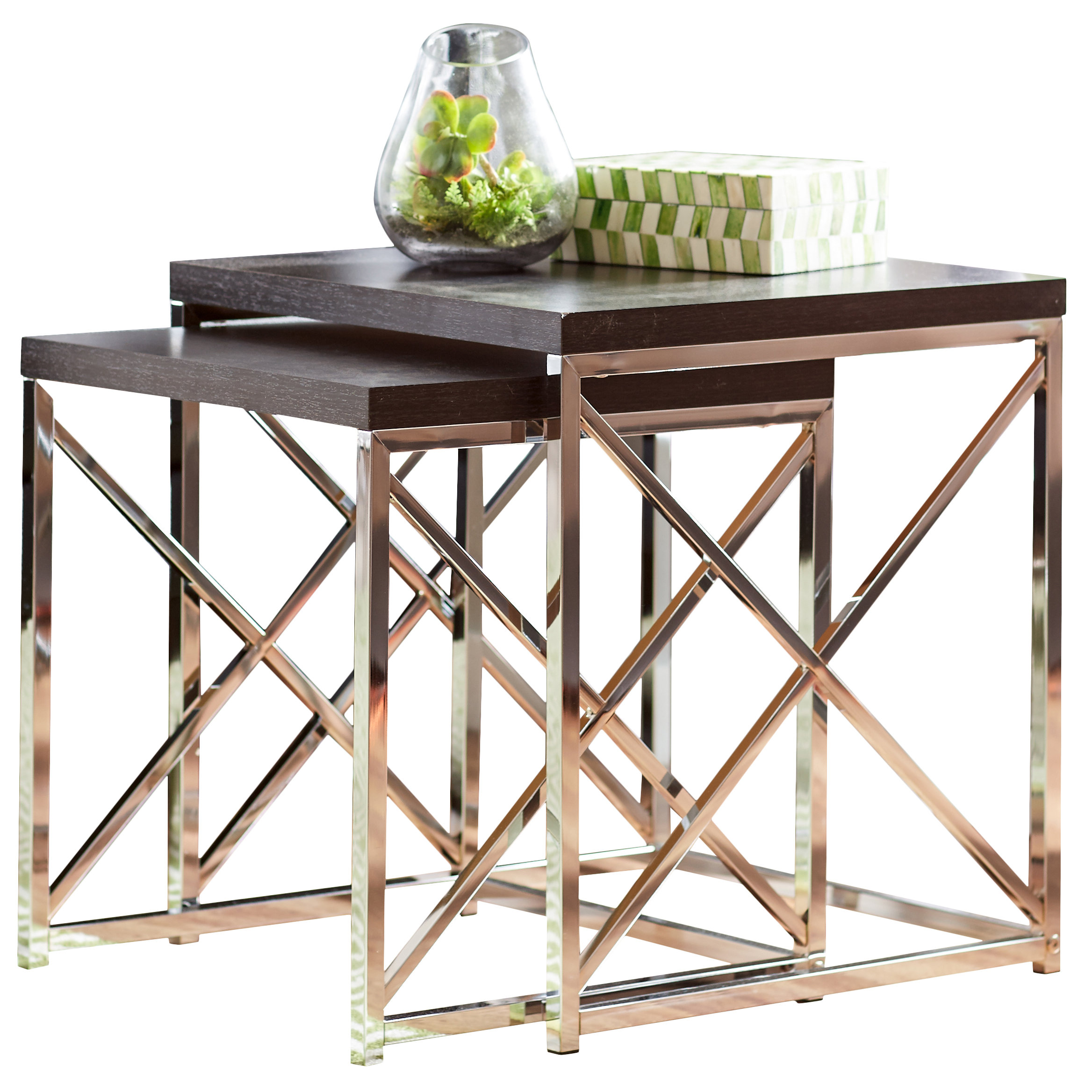 Mercury Row Rigel 2 Piece Nesting Tables & Reviews Wayfair