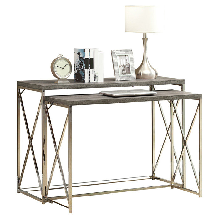 Mercury Row Balog 2 Piece Nesting Console Table Set & Reviews Wayfair