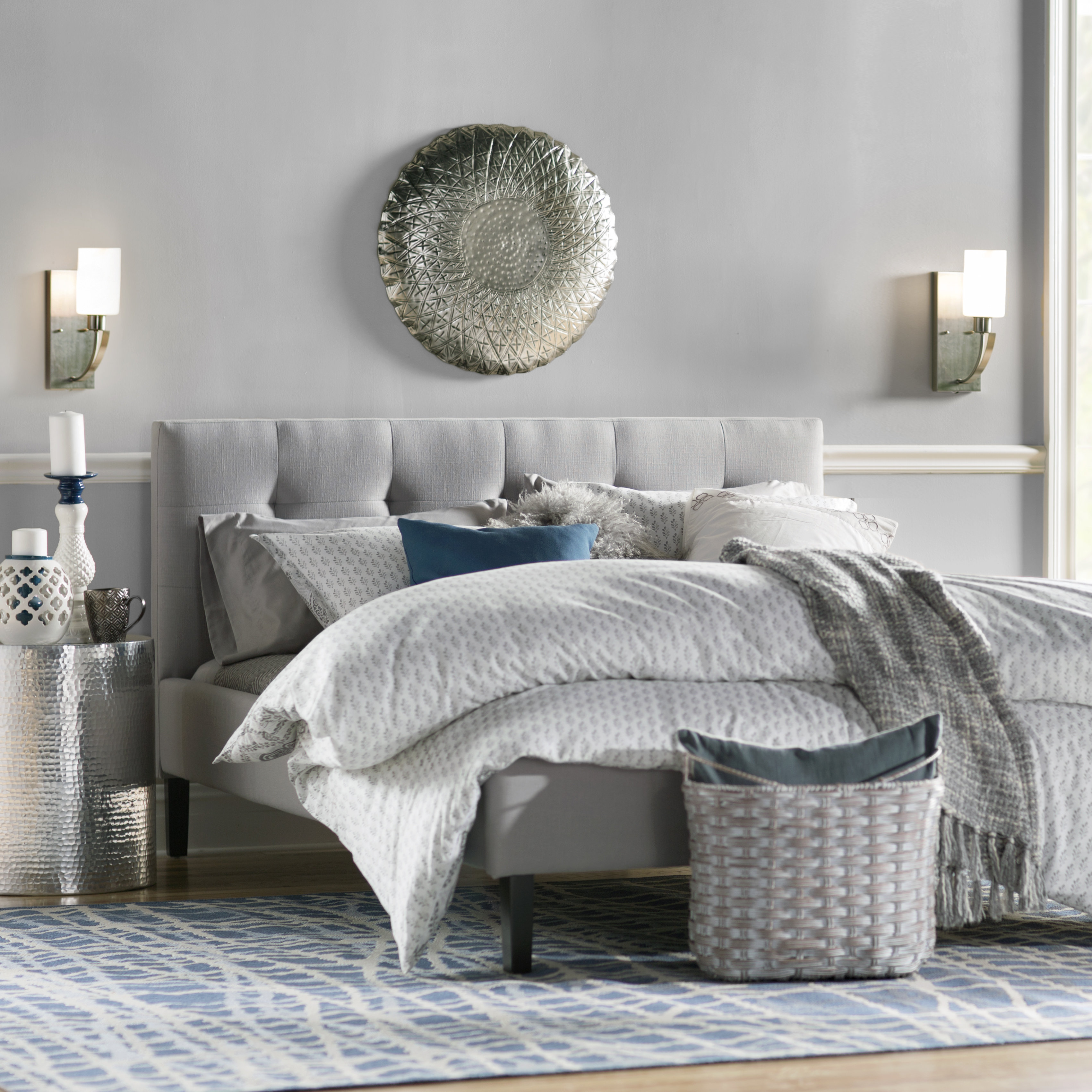 Mercury Row Jade Upholstered Bed & Reviews Wayfair.ca