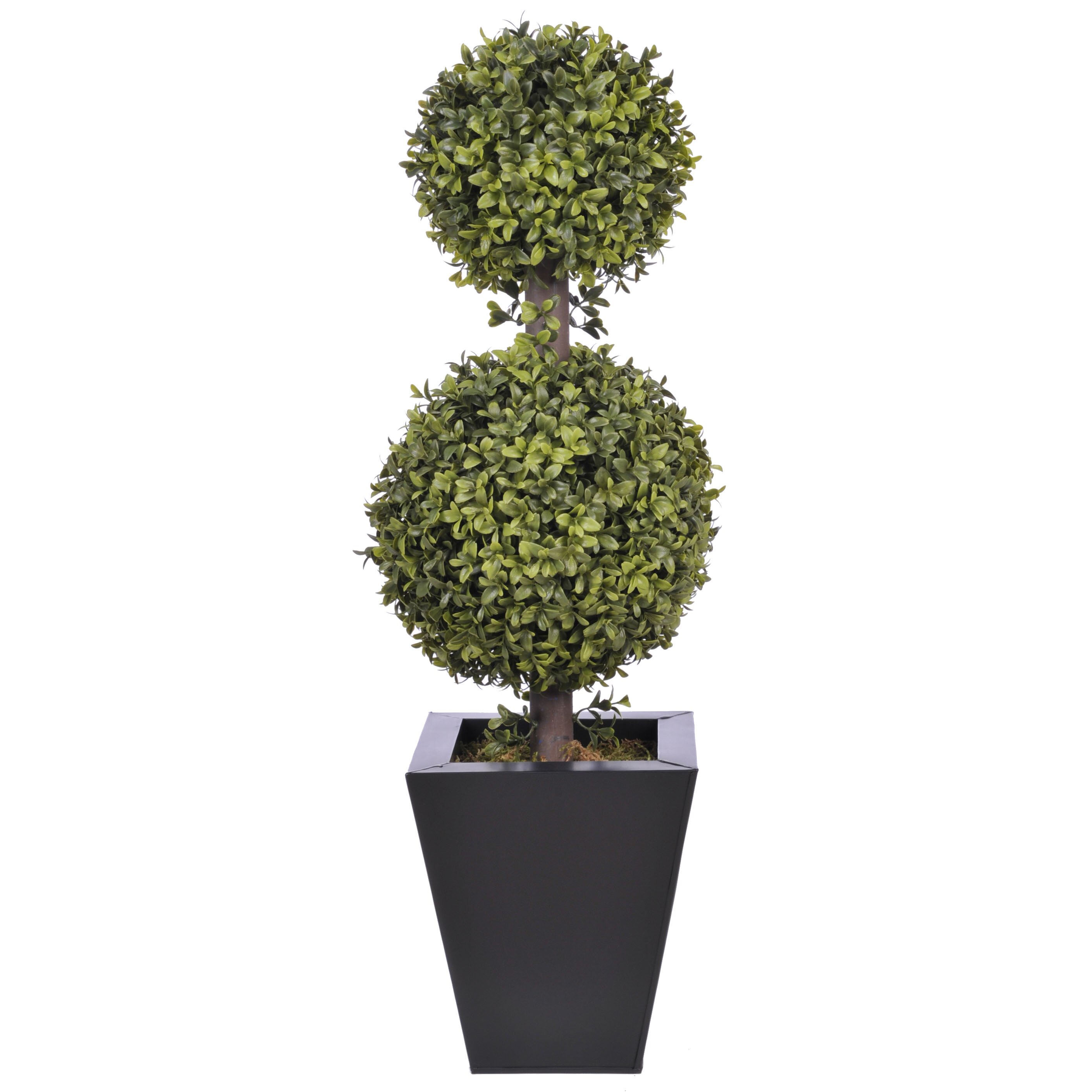 Mercury Row Artificial Double Ball Topiary in Pot & Reviews | Wayfair