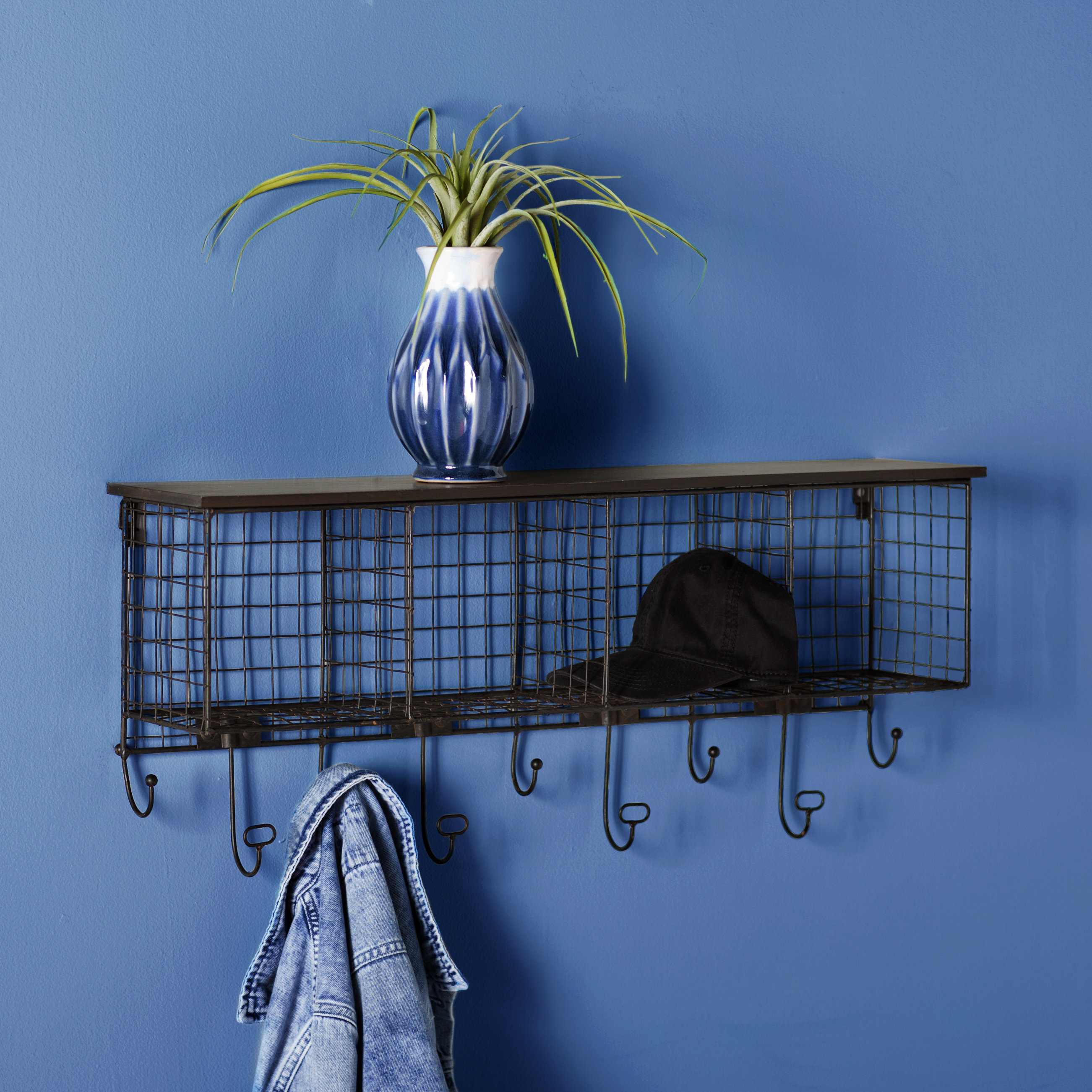 Mercury Row Halina 4 Cubby Wall Shelf & Reviews Wayfair