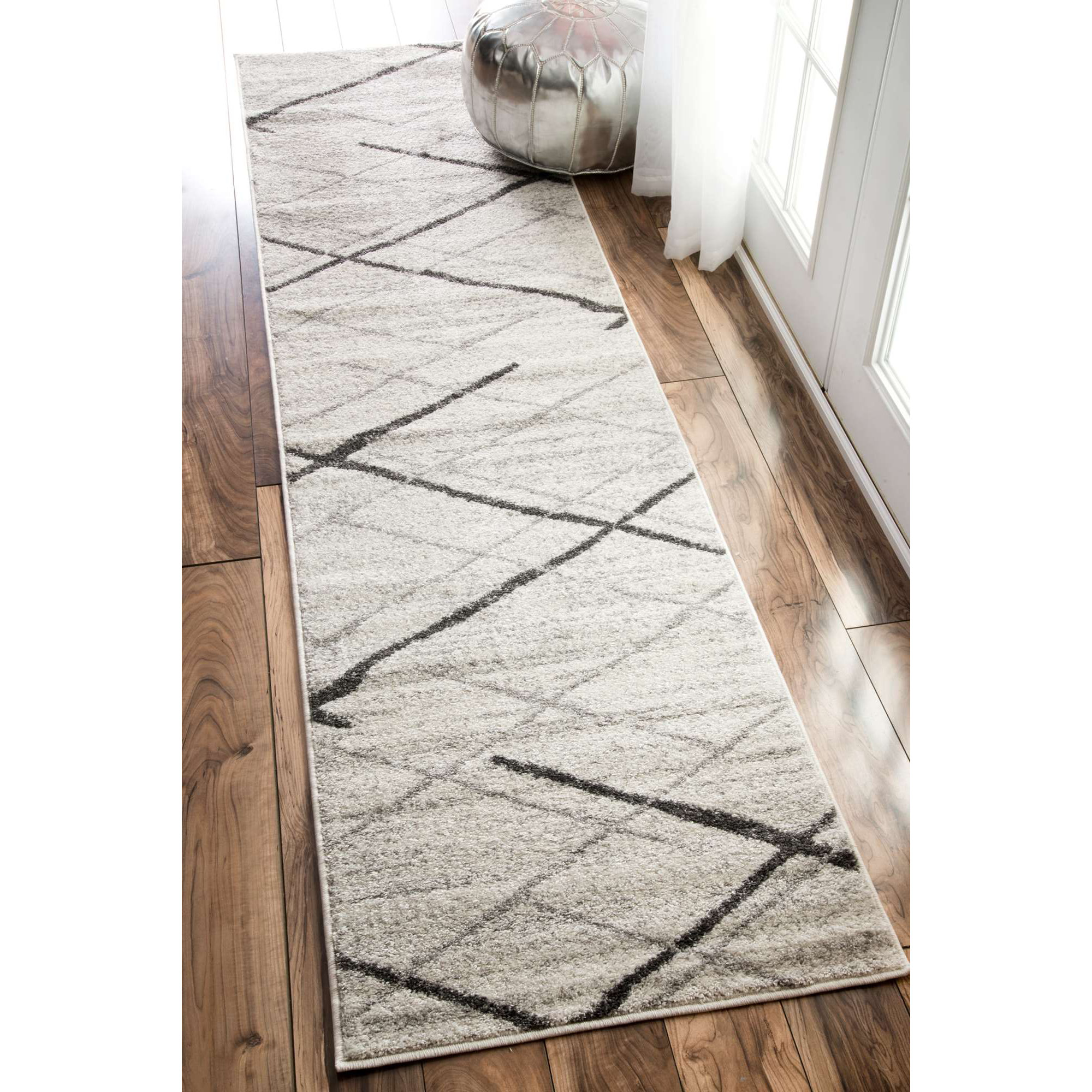 Mercury Row Azha Broken Lattice Light Gray Area Rug & Reviews Wayfair