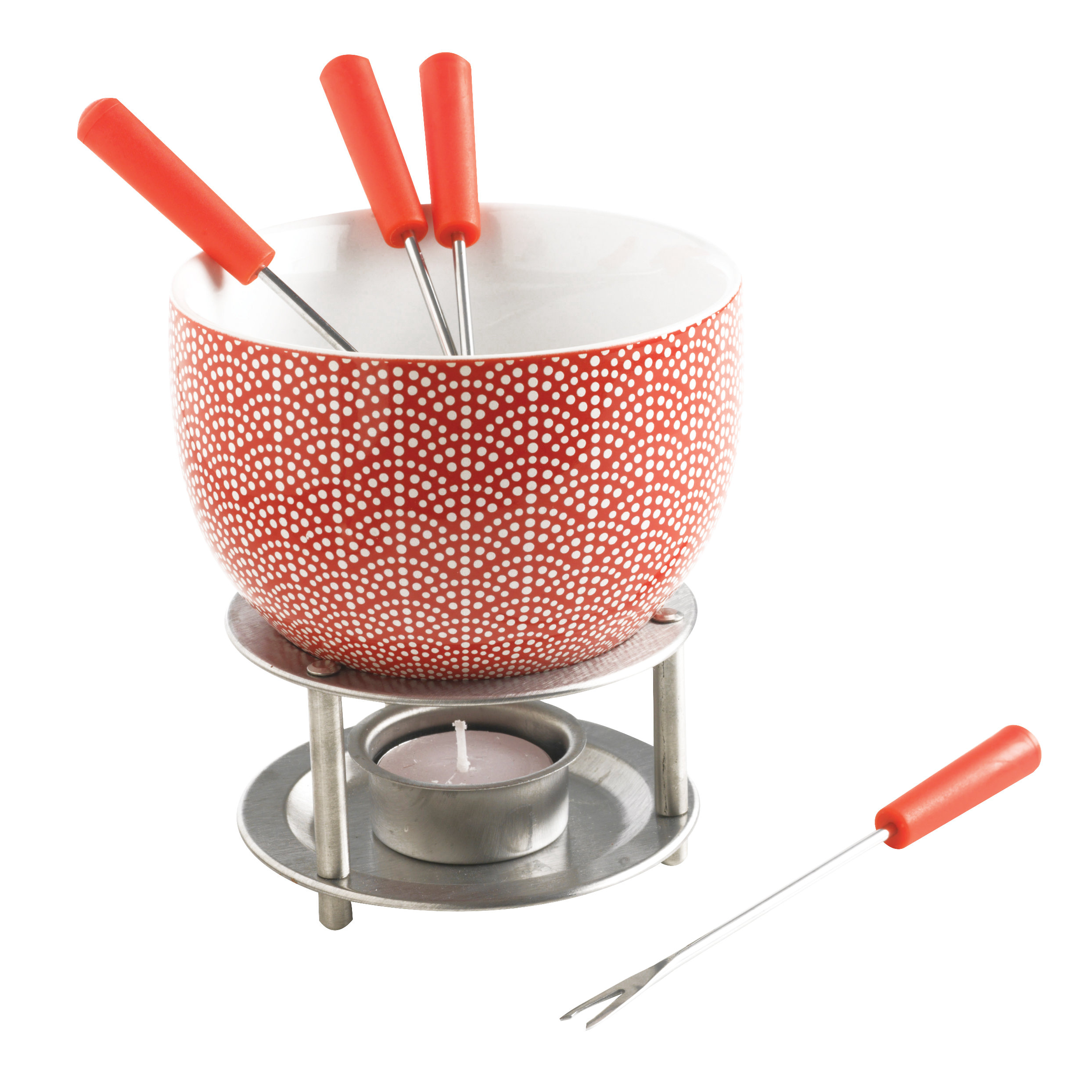 7 Piece Rising Sun Chocolate Fondue Set Wayfair