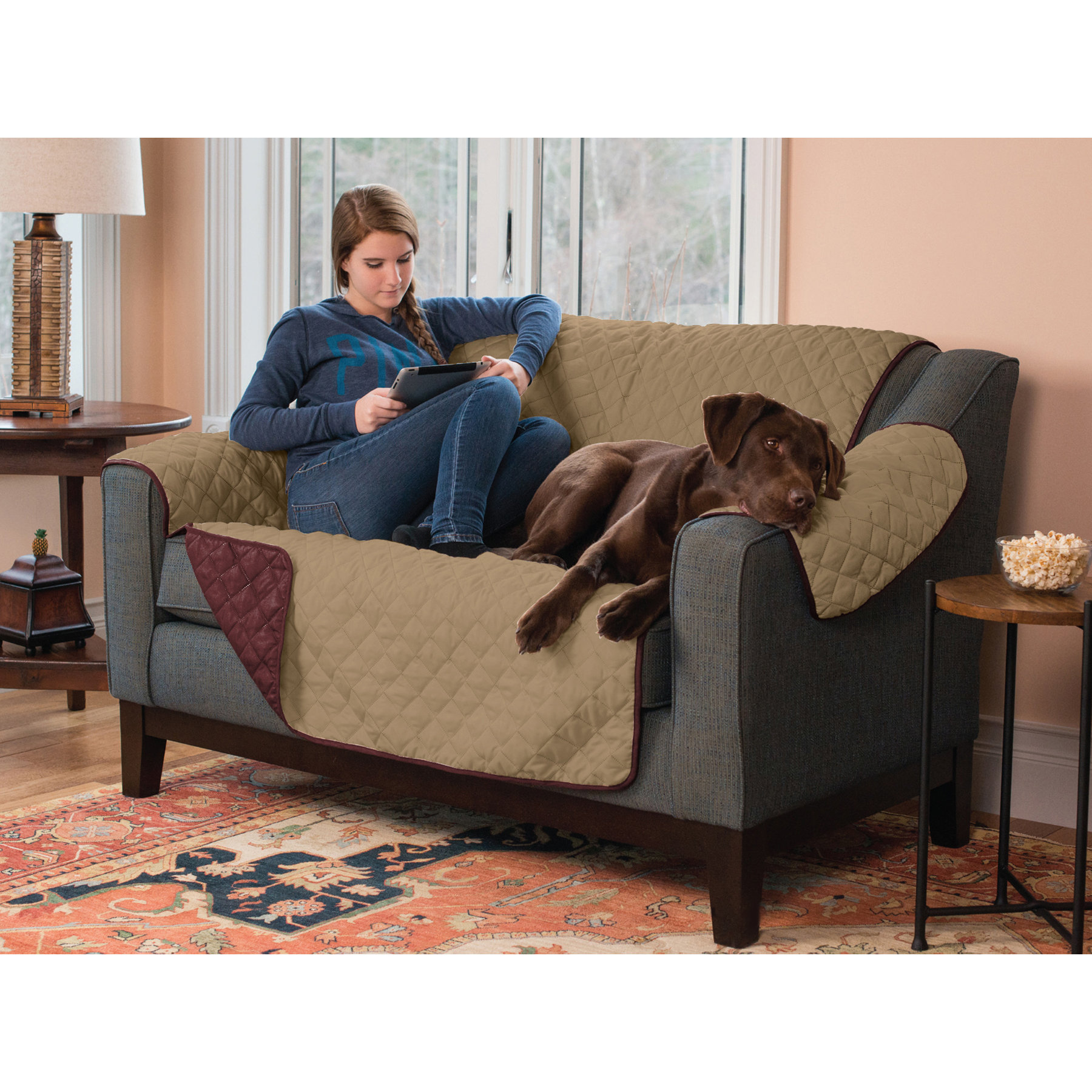 Elk Valley Reversible Sofa Protector Wayfair
