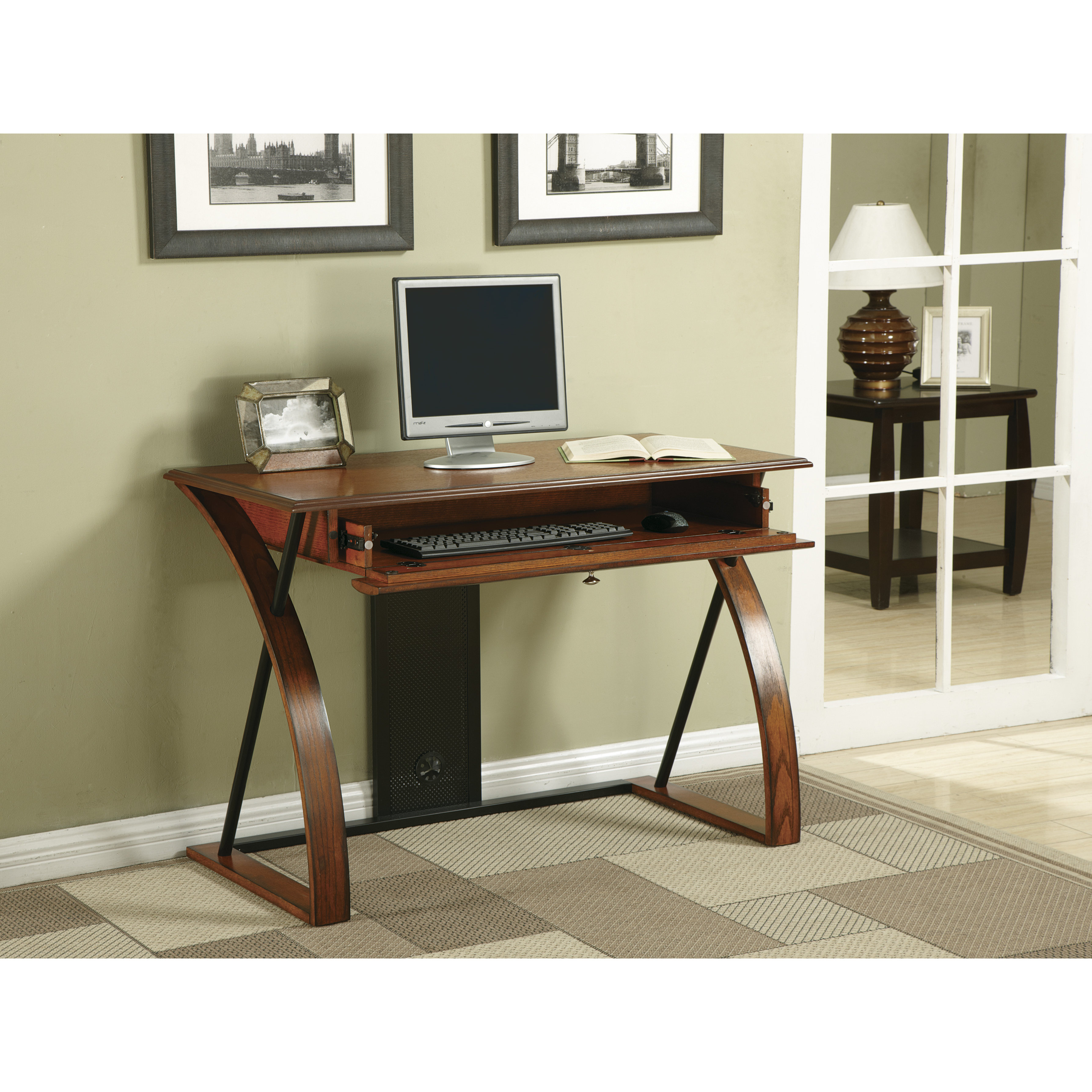 Red Barrel Studio Wild Rose Computer Desk & Reviews Wayfair