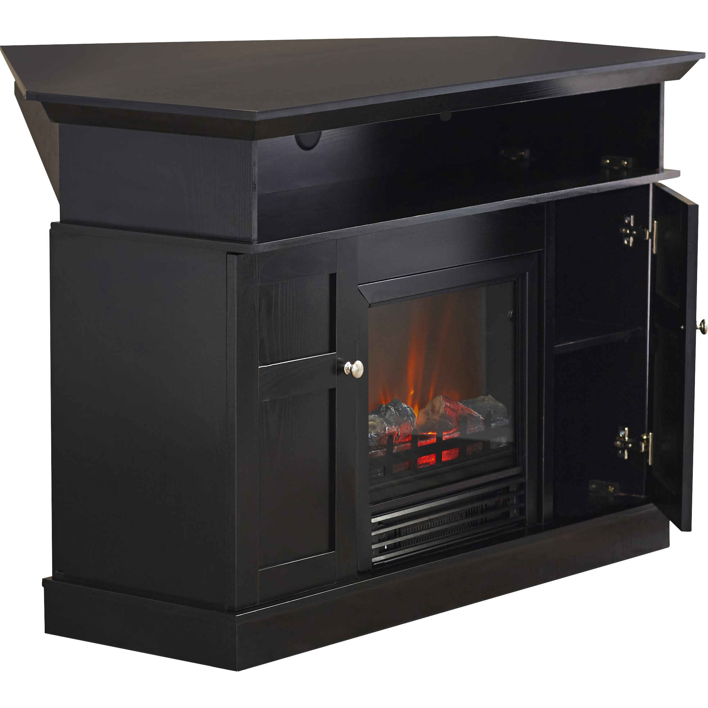 Red Barrel Studio Grand View 43.63" TV Stand with Electric Fireplace