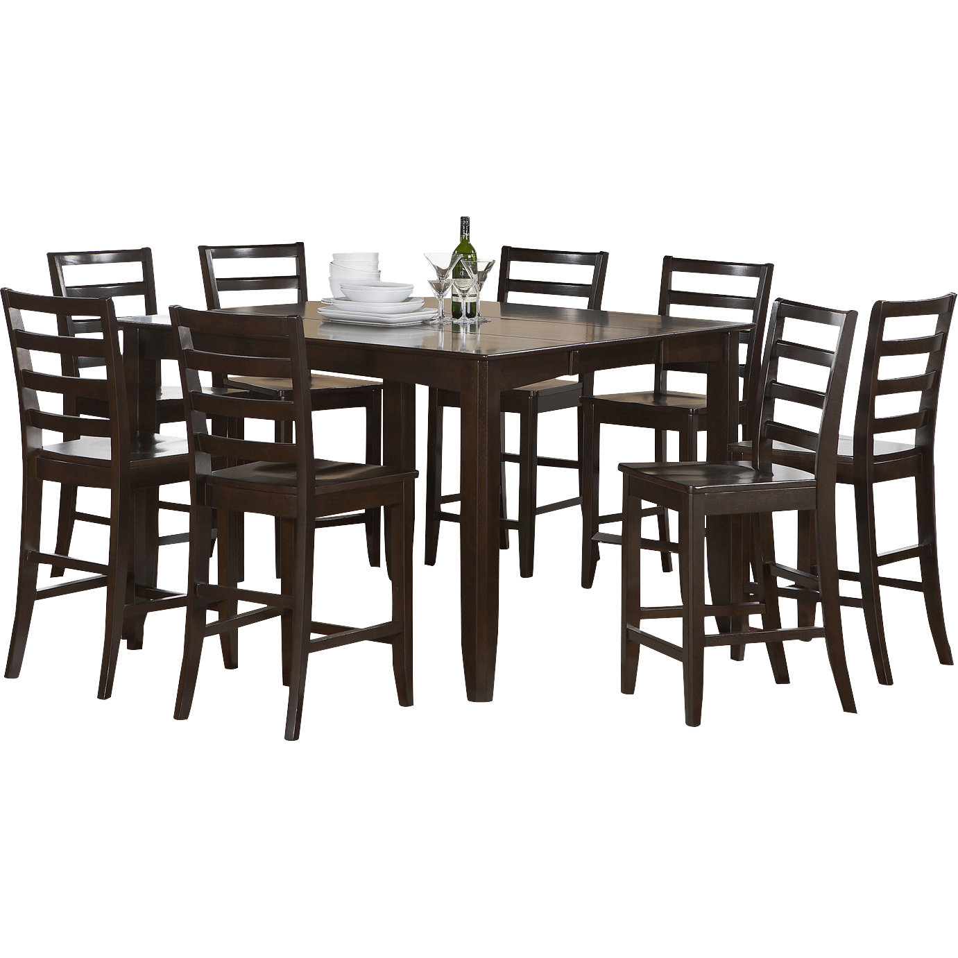 Red Barrel Studio Tamarack 9 Piece Counter Height Dining Set & Reviews