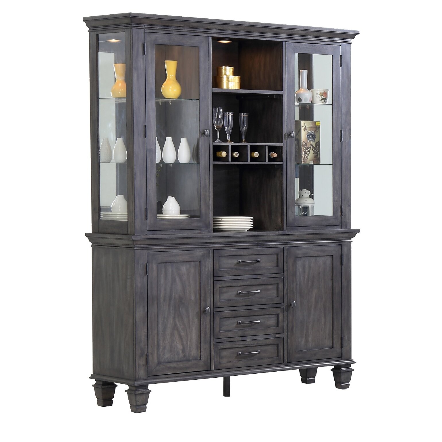 Shades of Grey China Cabinet | Wayfair.ca