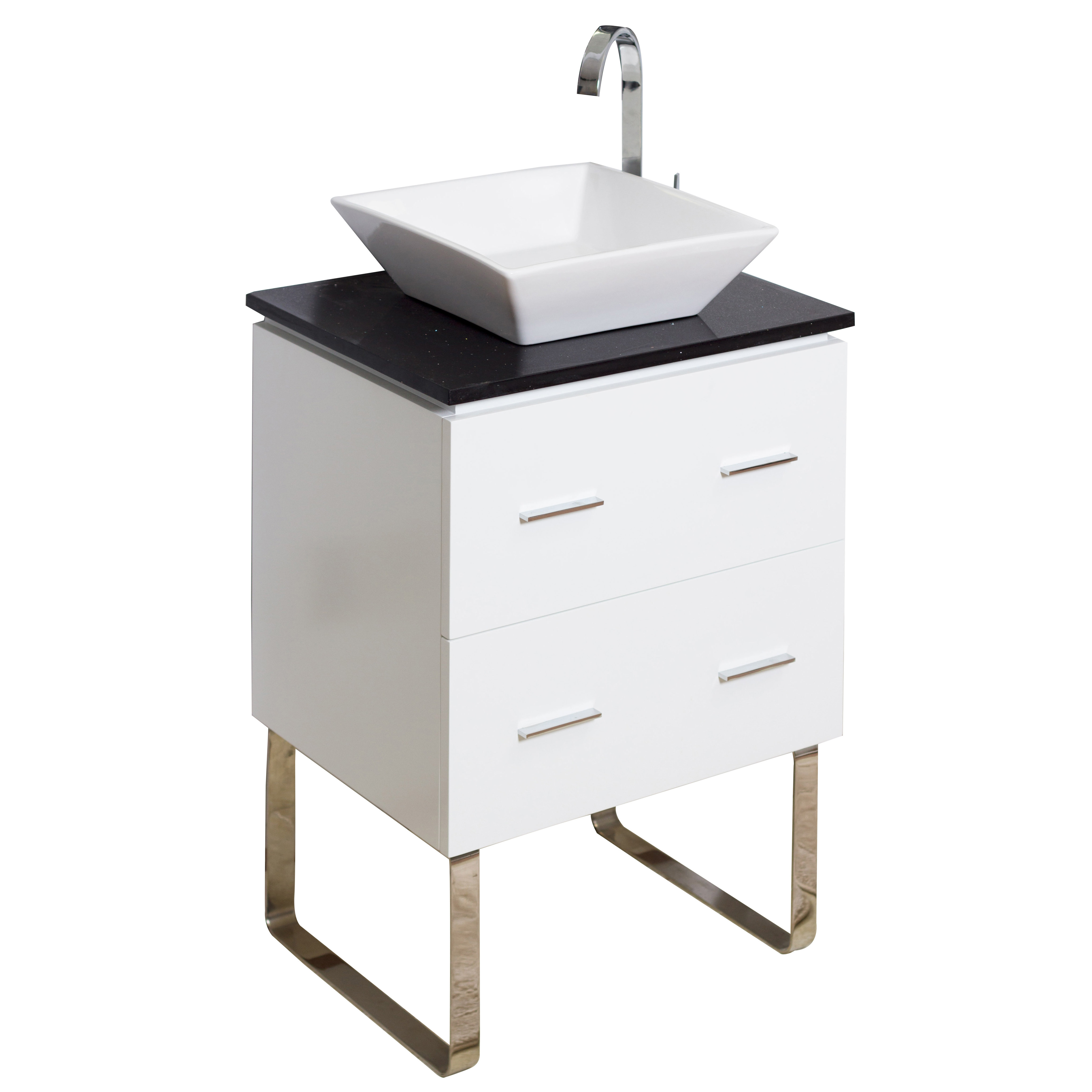 24" Single Modern Bathroom Vanity Set Wayfair