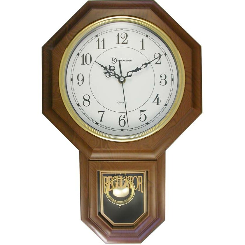 Essex Pendulum Wall Clock Wayfair