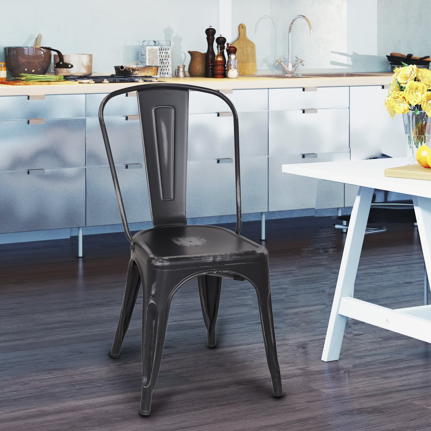 Stackable Dining Side Chair Wayfair