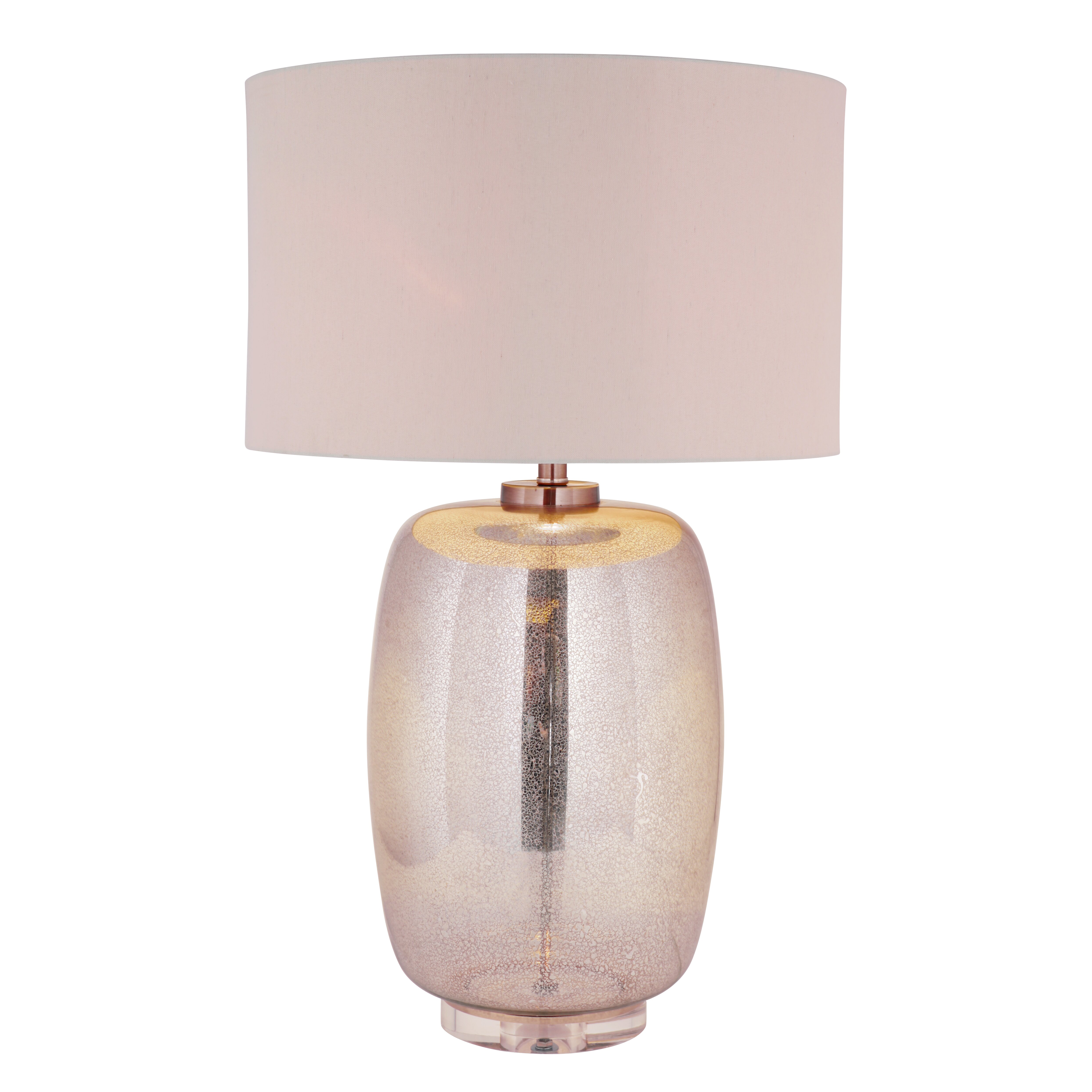MarianaHome The Grande 32 5" H Table Lamp with Drum Shade