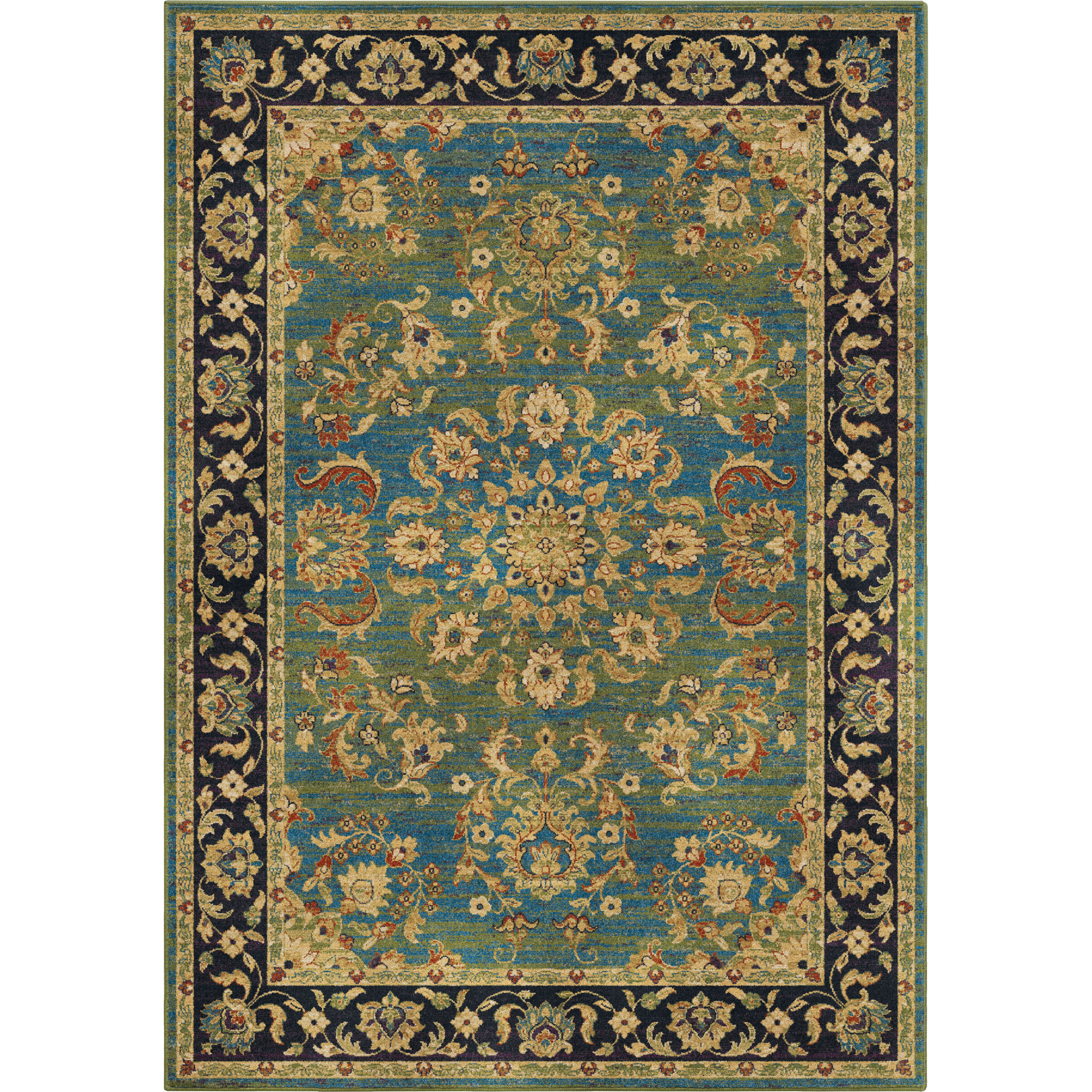 Twisted Tradition Aqua/Green Area Rug Wayfair