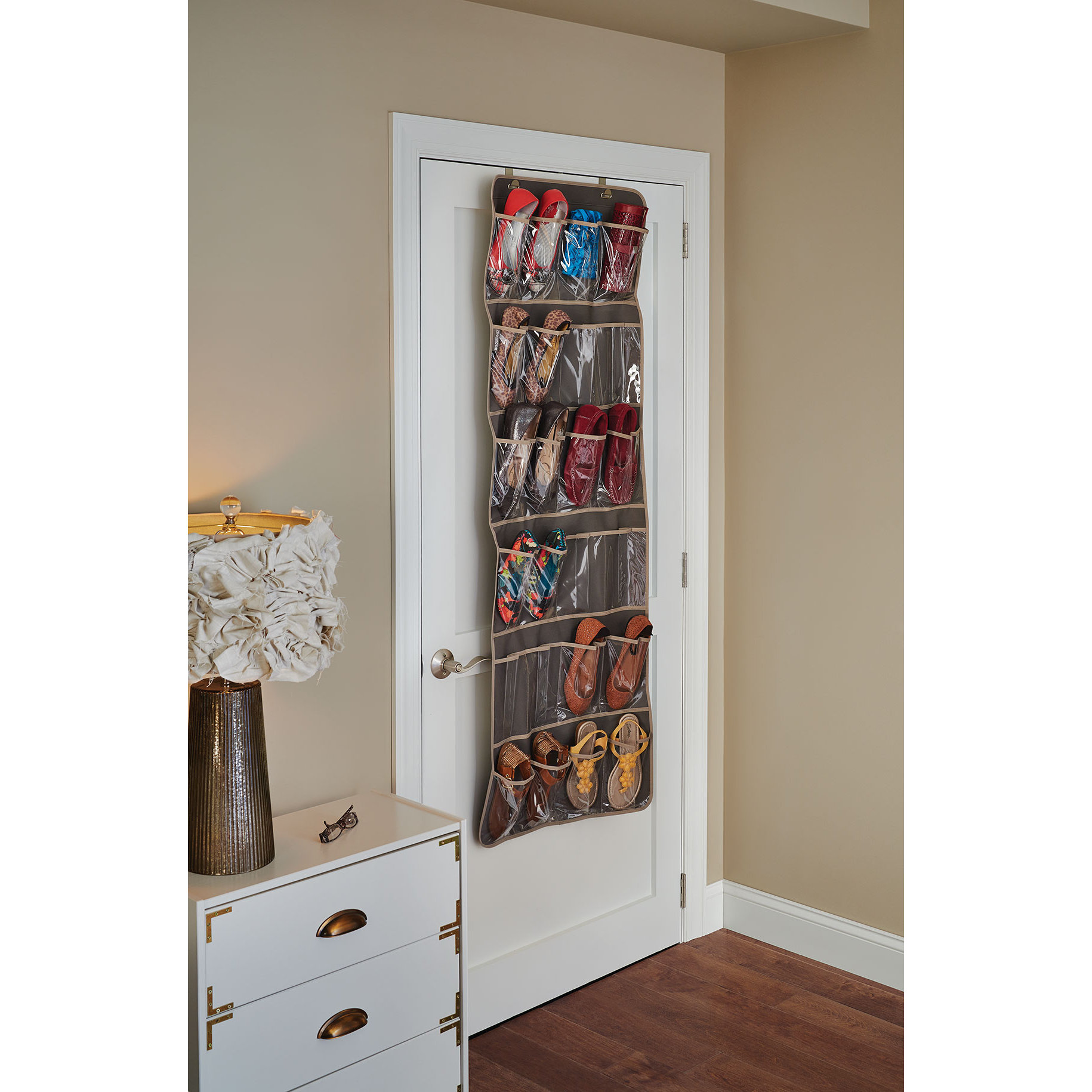 24Pocket Overdoor Shoe Organizer Wayfair