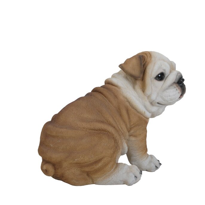 bulldog puppy statue