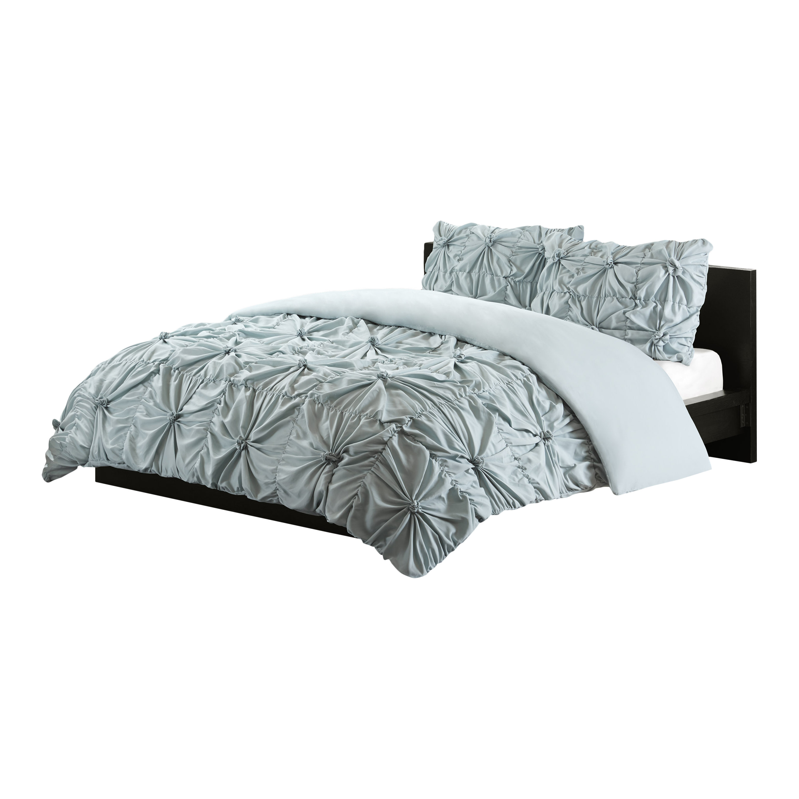 N Natori Jolee 3 Piece Comforter Set & Reviews Wayfair