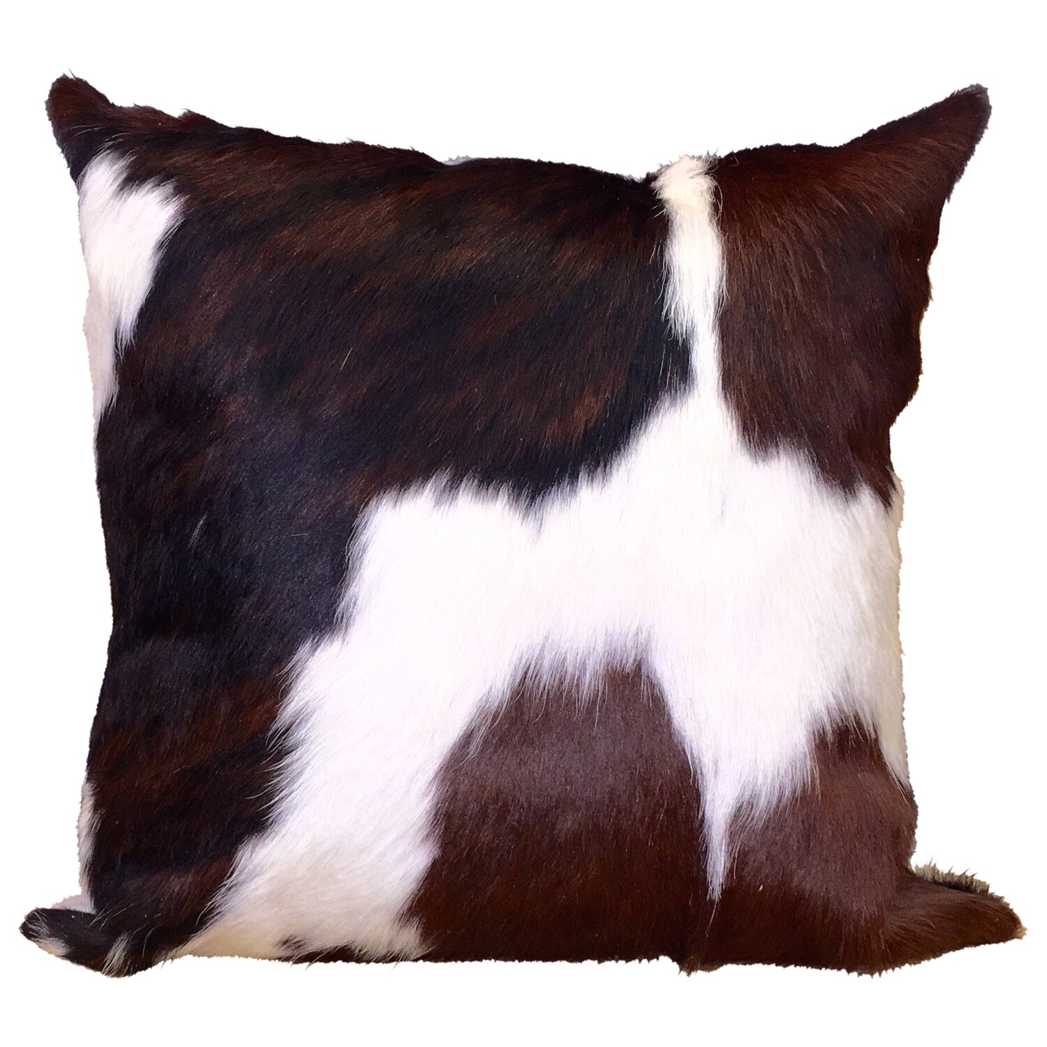 Deco Hides Cowhide Leather/Suede Throw Pillow | Wayfair