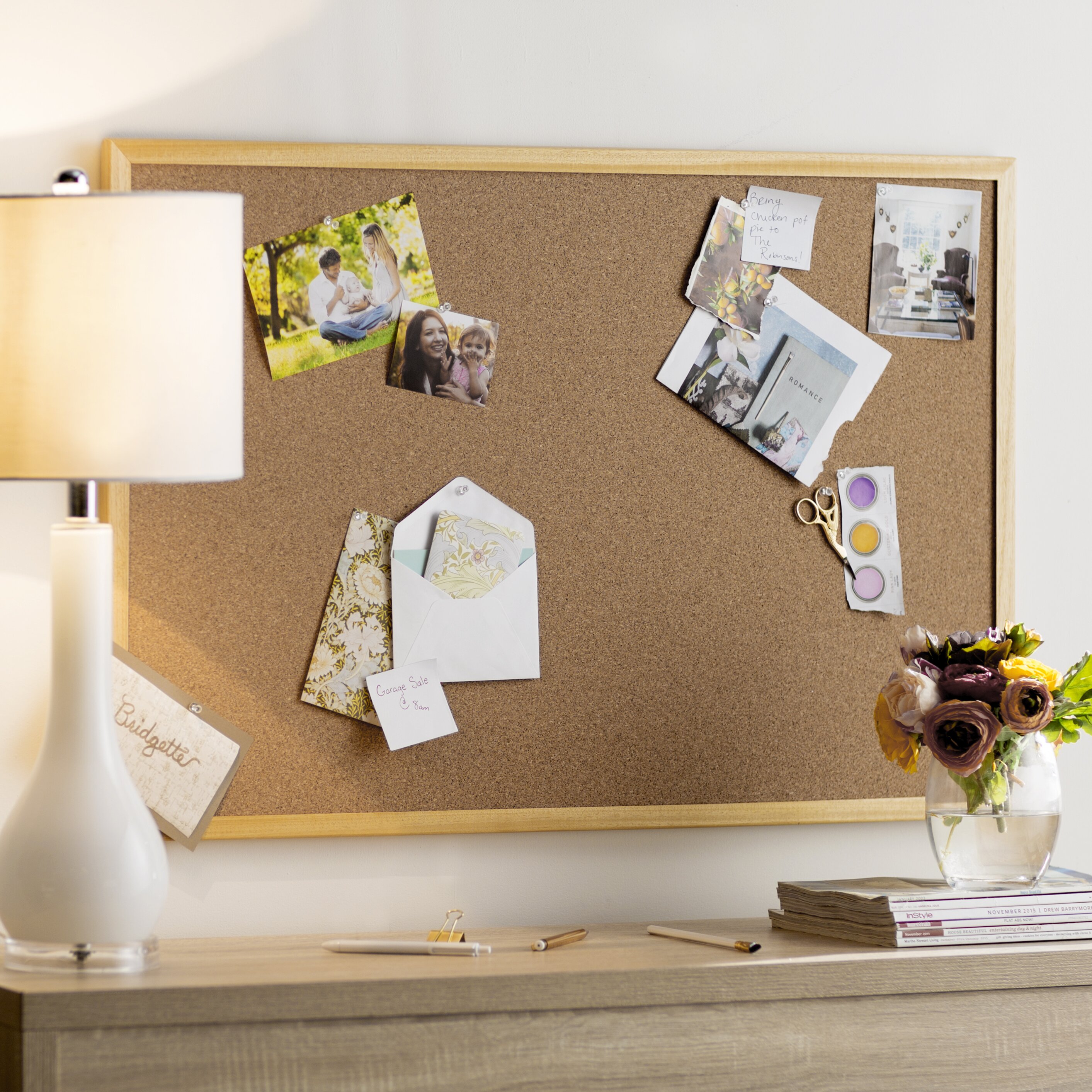 Wayfair Basics Wayfair Basics WallMounted Bulletin Board & Reviews