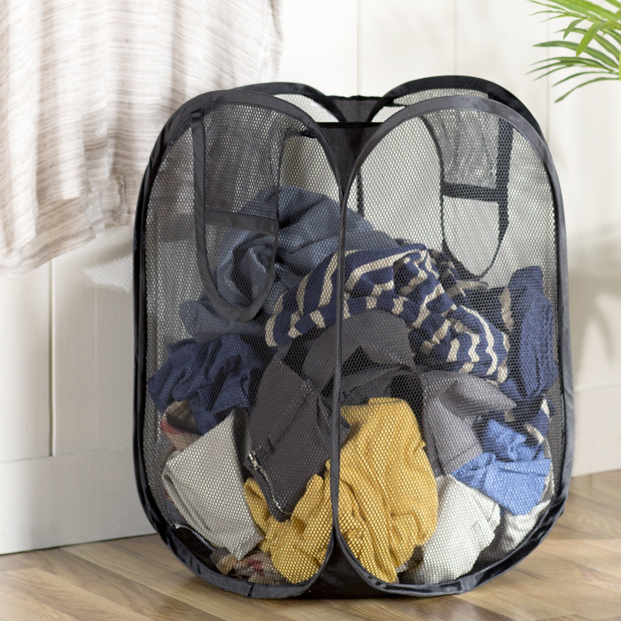 Wayfair Basics Small Pop Up Hamper | Wayfair