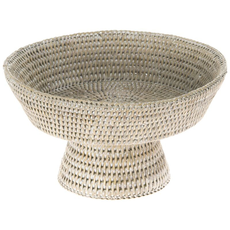 La Jolla Pedestal Rattan Fruit Bowl Wayfair