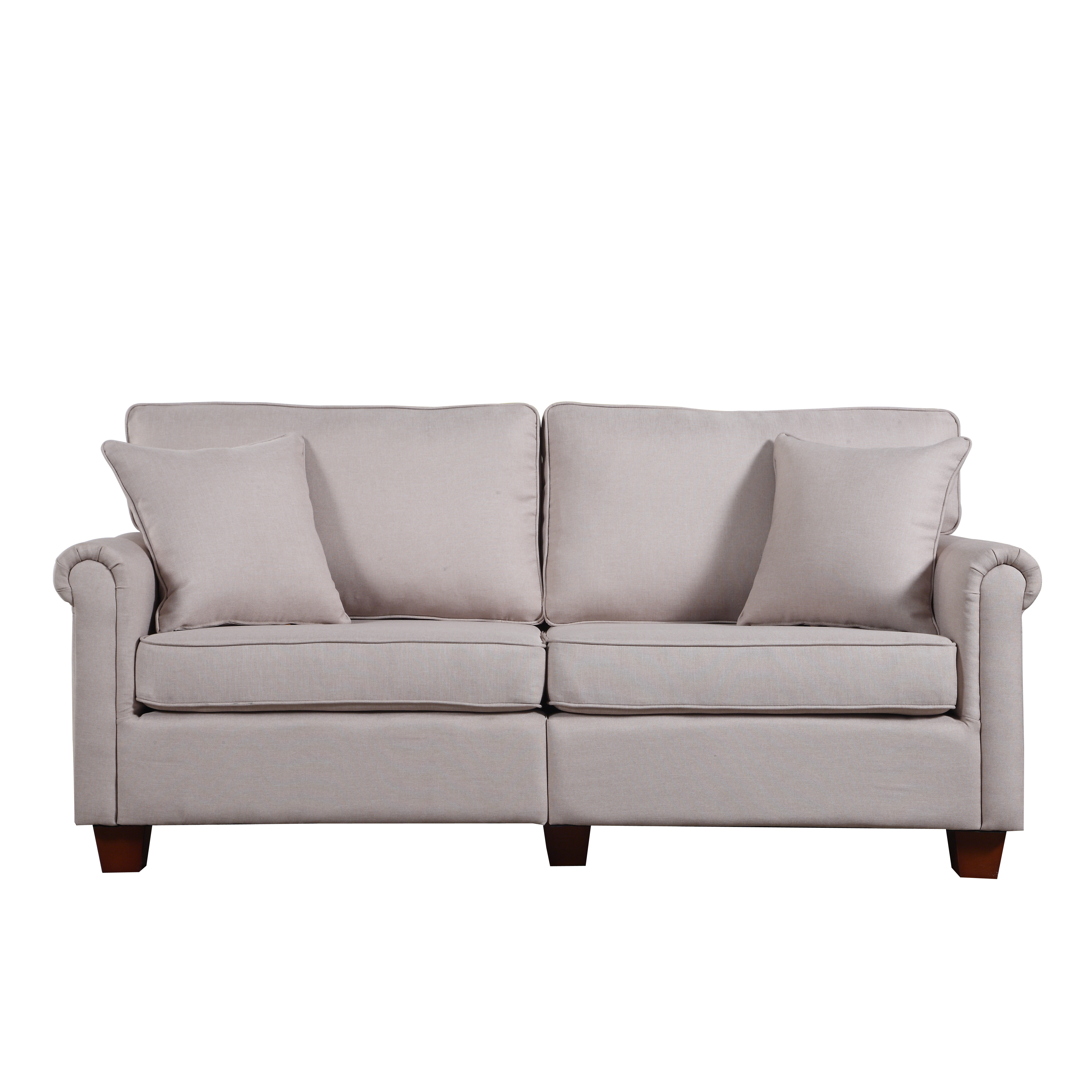Classic Living Room Linen Fabric Sofa Wayfair
