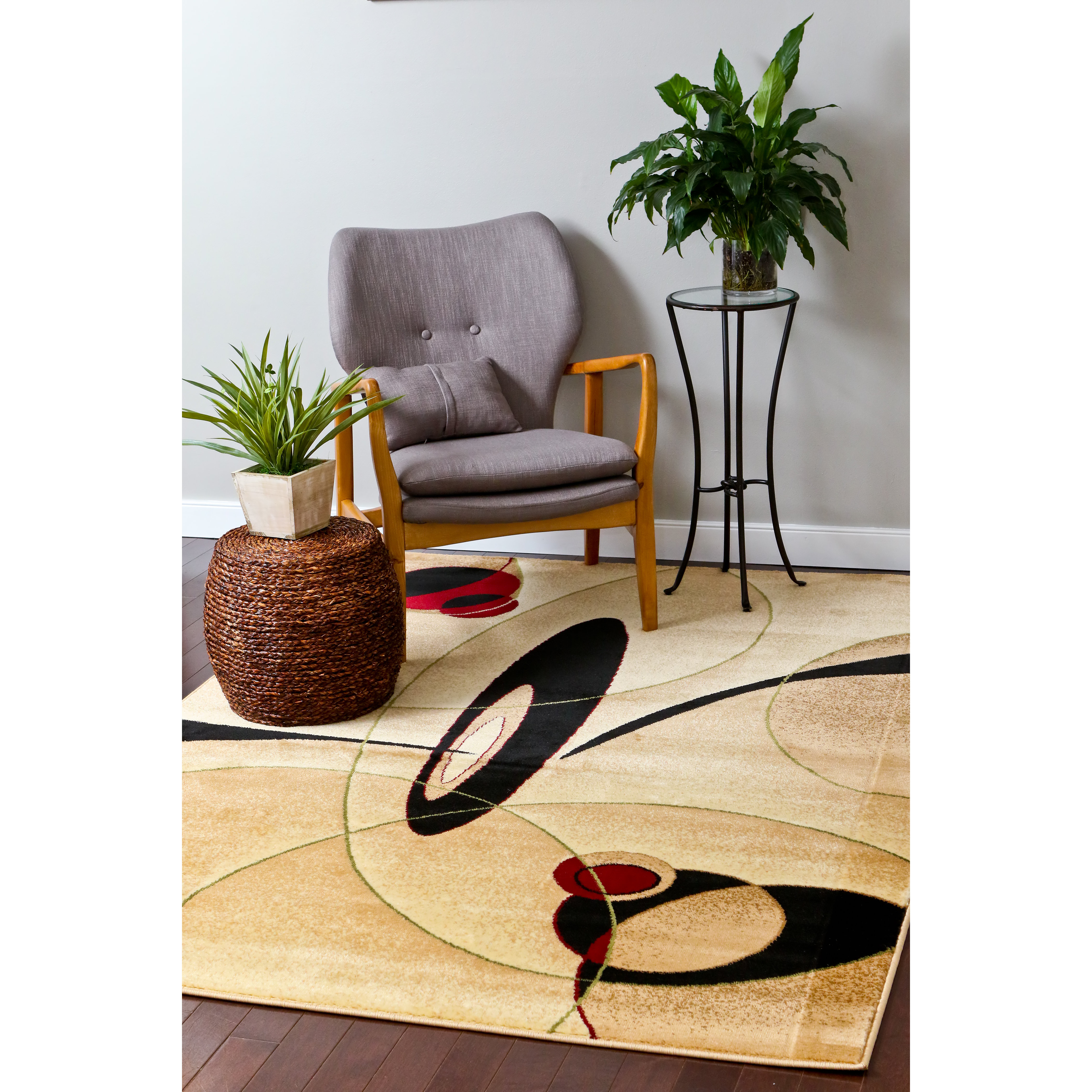 Avalon Modern Beige Area Rug Wayfair