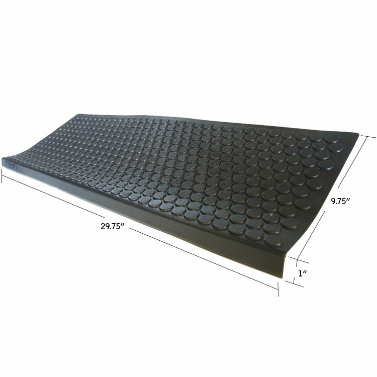 Rubber Cal Inc Coin Grip 29 75 Step Non Slip Rubber Stair Tread