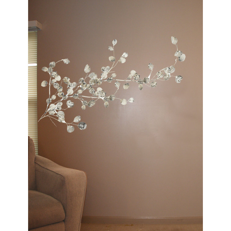Silver Dollar Branch Wall Decal Wayfair