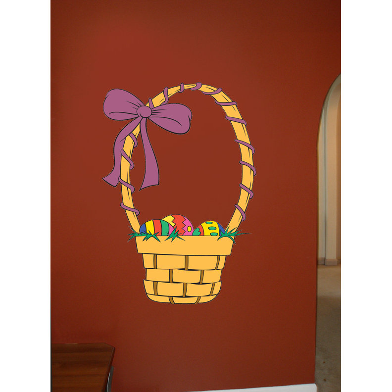 Easter Basket Cutout Wall Decal Wayfair
