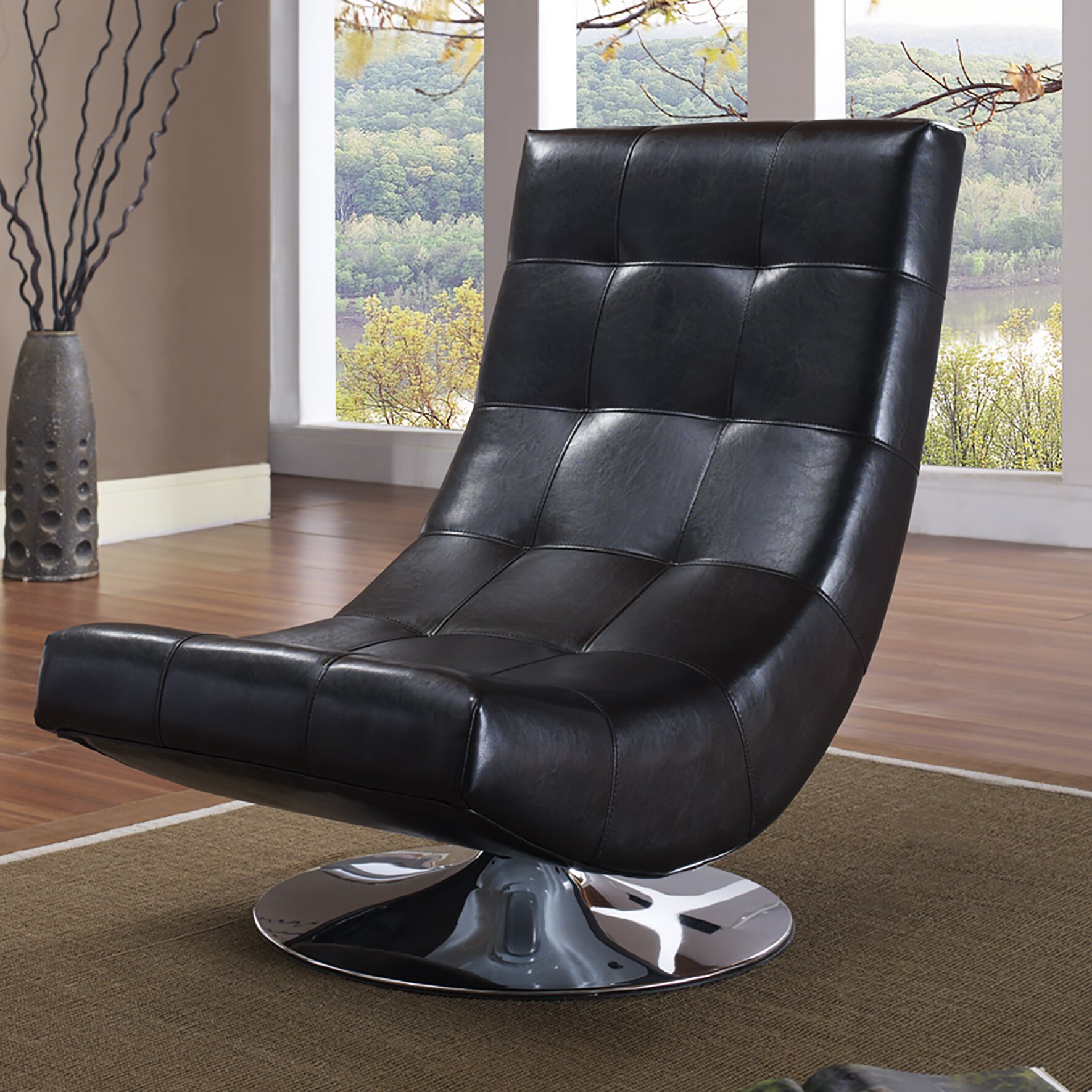 Swivel Tufted Accent Chair Wayfair   Swivel Tufted Accent Chair 403 490 