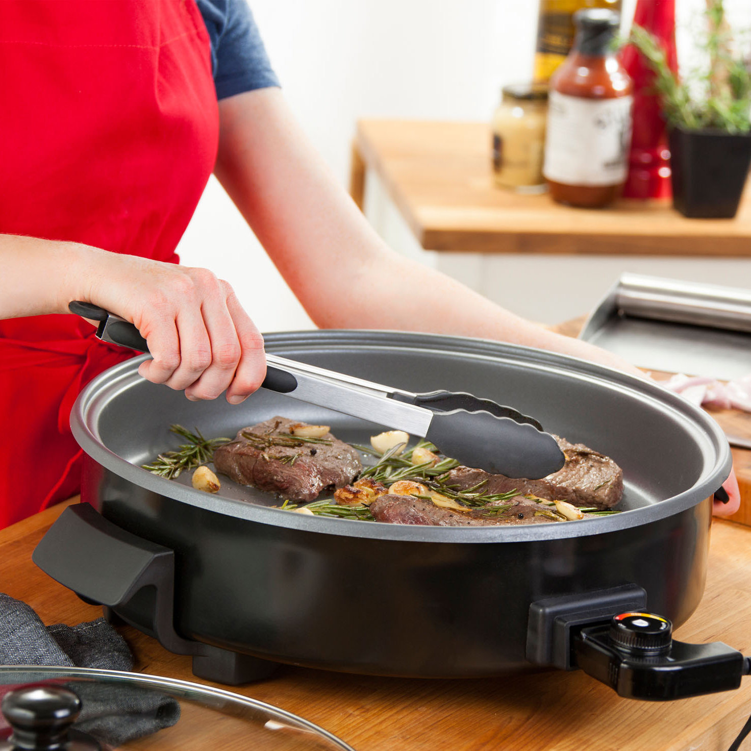 Dash Family Size Skillet with Lid Wayfair