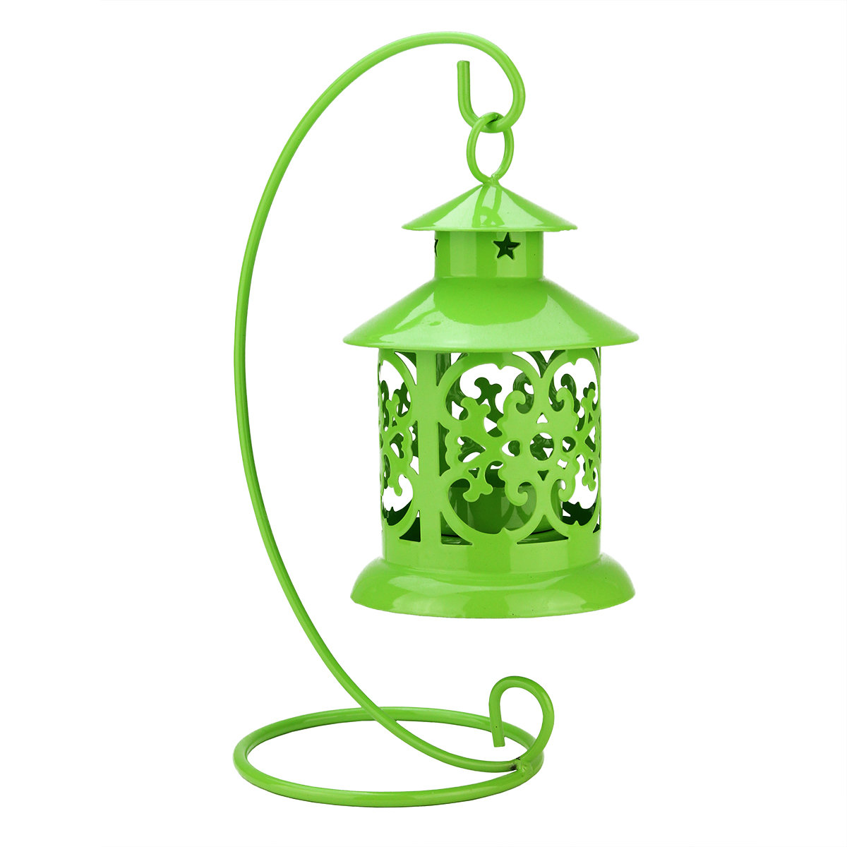 Shiny Wrought Iron Lantern Wayfair