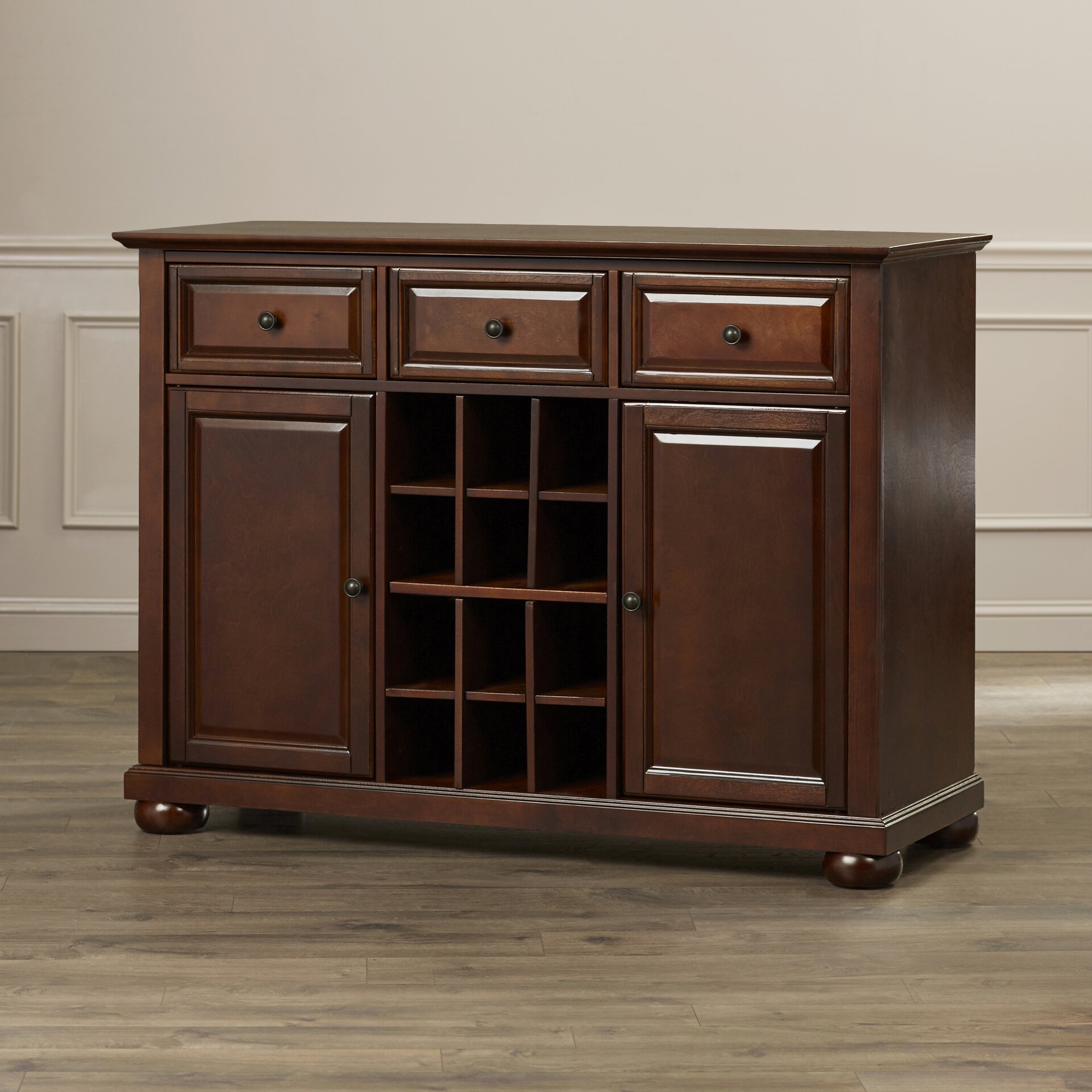 Darby Home Co Pottstown Buffet Server / Sideboard Cabinet with Wine ...