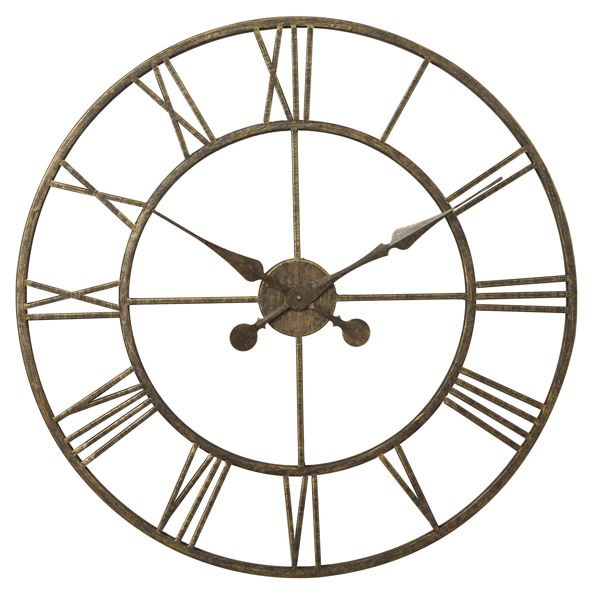 Darby Home Co Oversized 30" Skeleton Tower Wall Clock & Reviews Wayfair