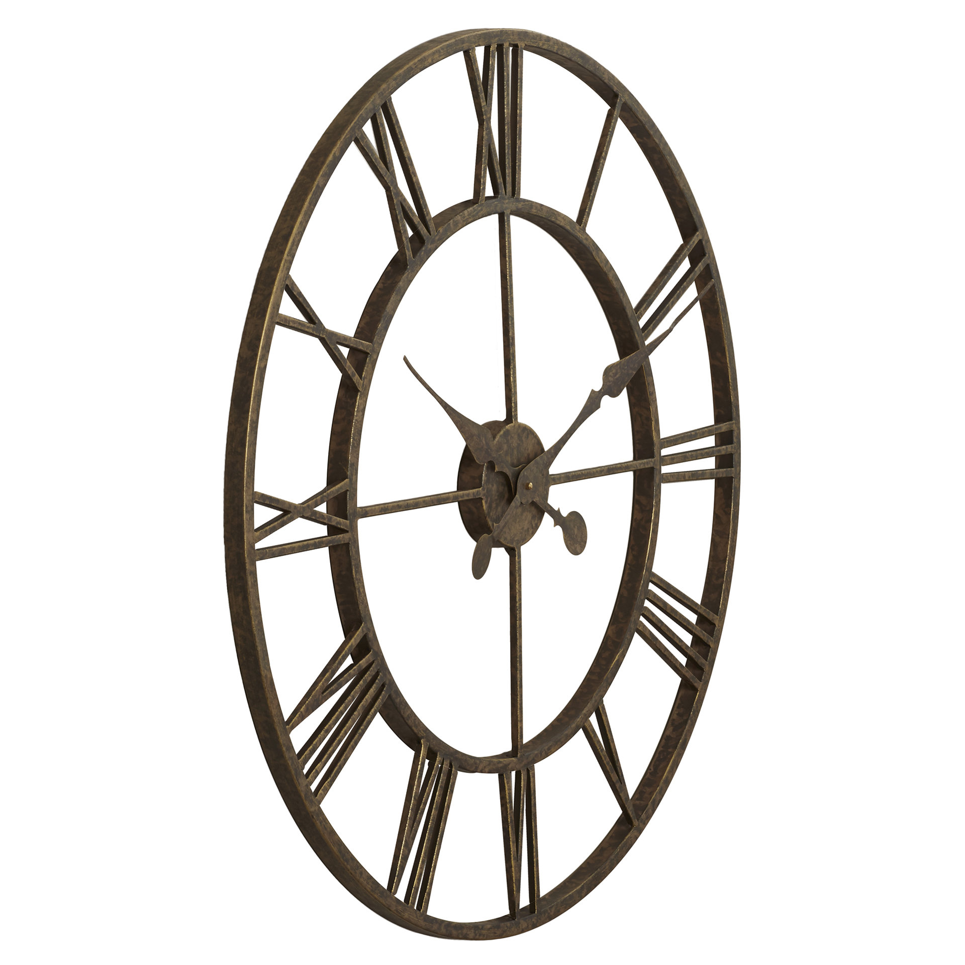 Darby Home Co Oversized 30" Skeleton Tower Wall Clock & Reviews Wayfair