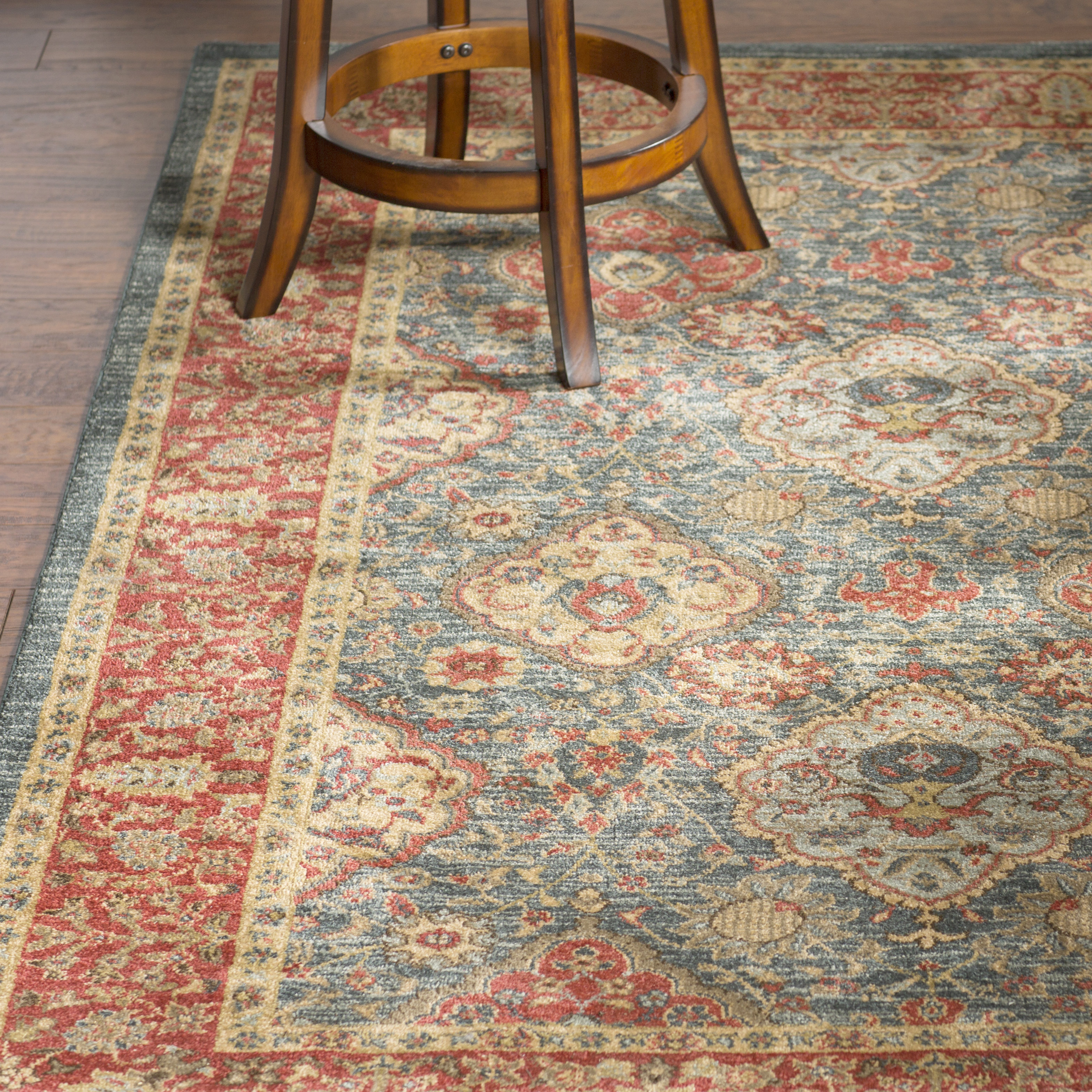 Alto Navy/Red Area Rug Wayfair