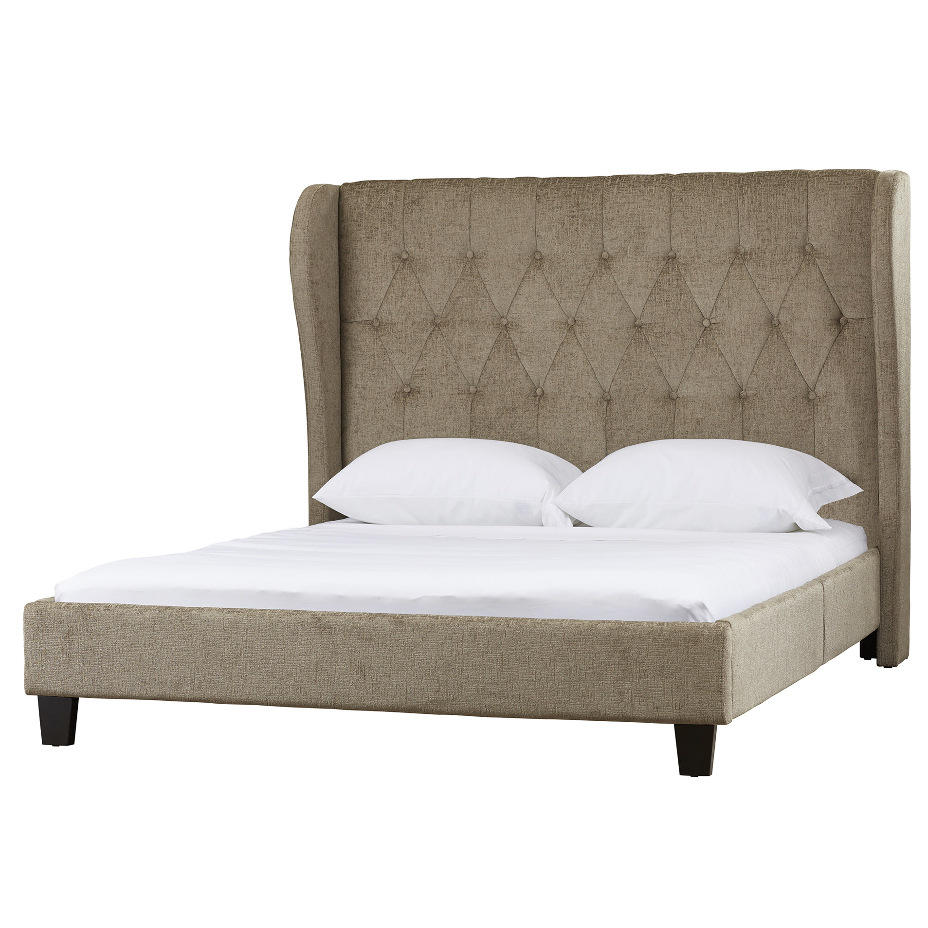 Queen Upholstered Platform Bed Wayfair