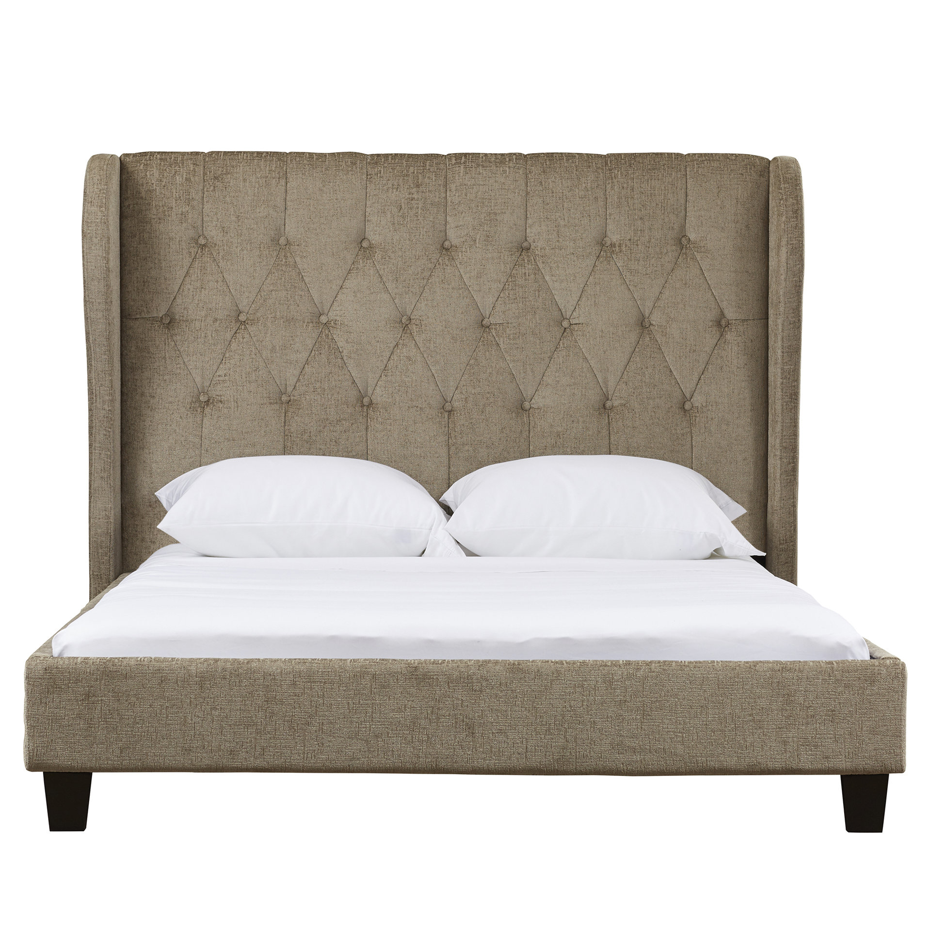 Queen Upholstered Platform Bed Wayfair