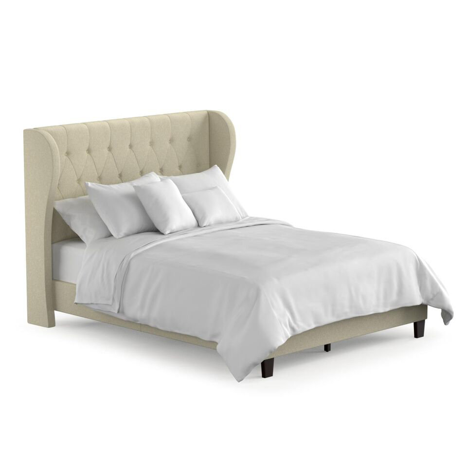 Queen Upholstered Platform Bed Wayfair