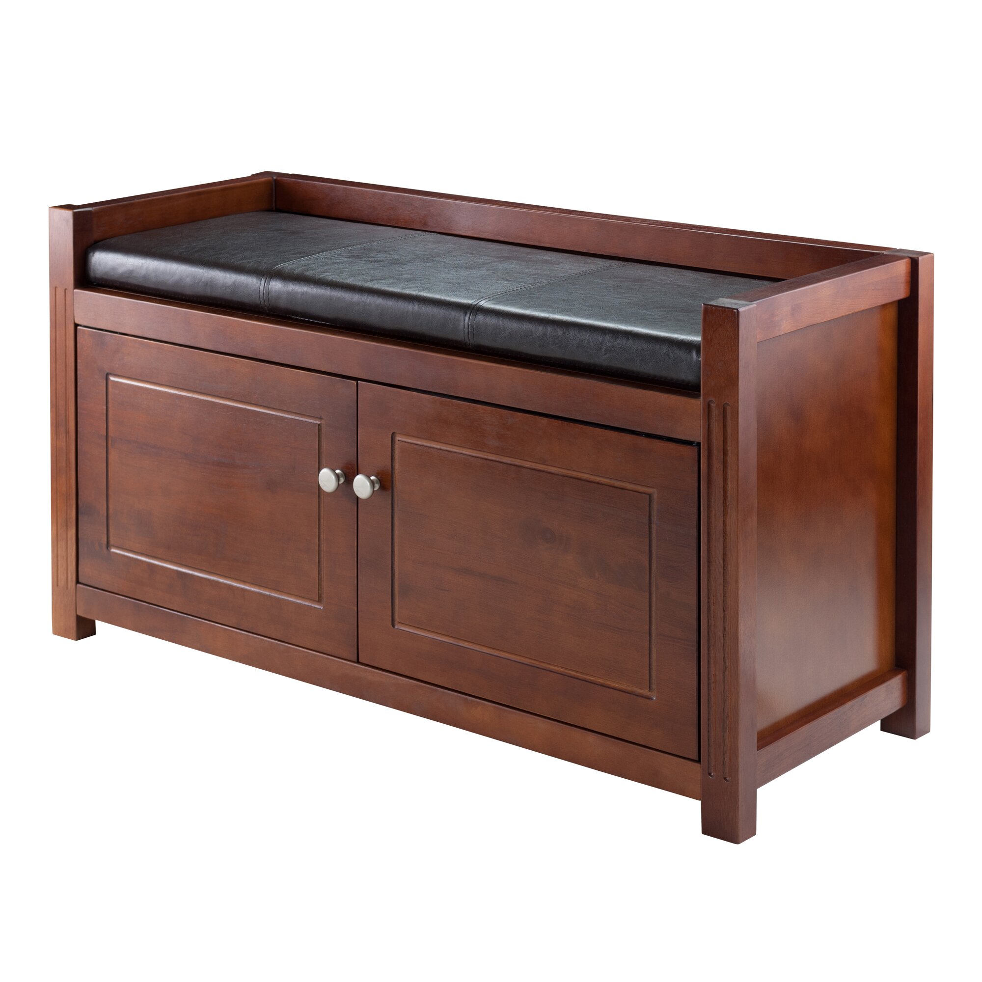 Alcott Hill Hall Wood Storage Bench & Reviews