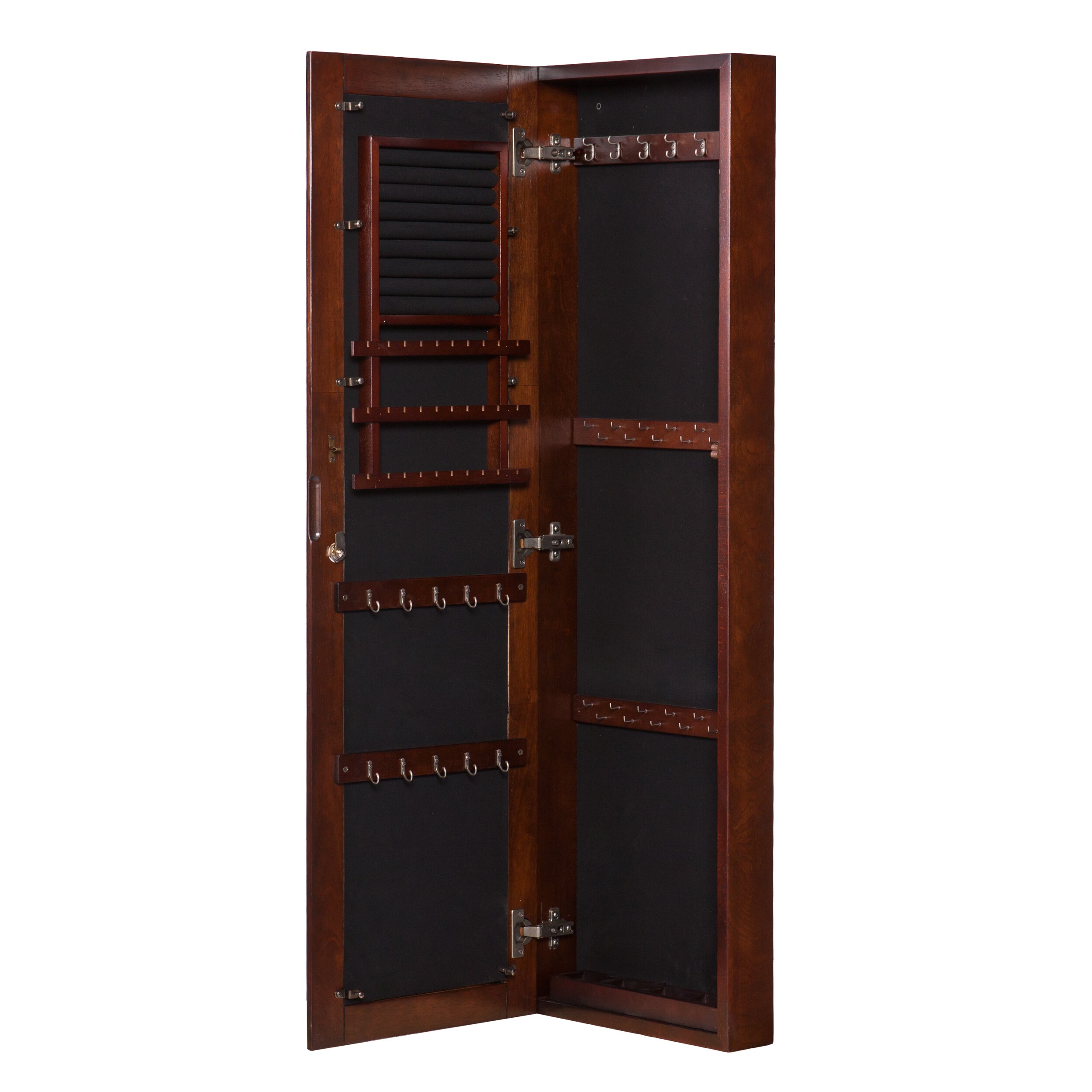 Alcott Hill Chauncey Wall-Mounted Jewelry Armoire with ...