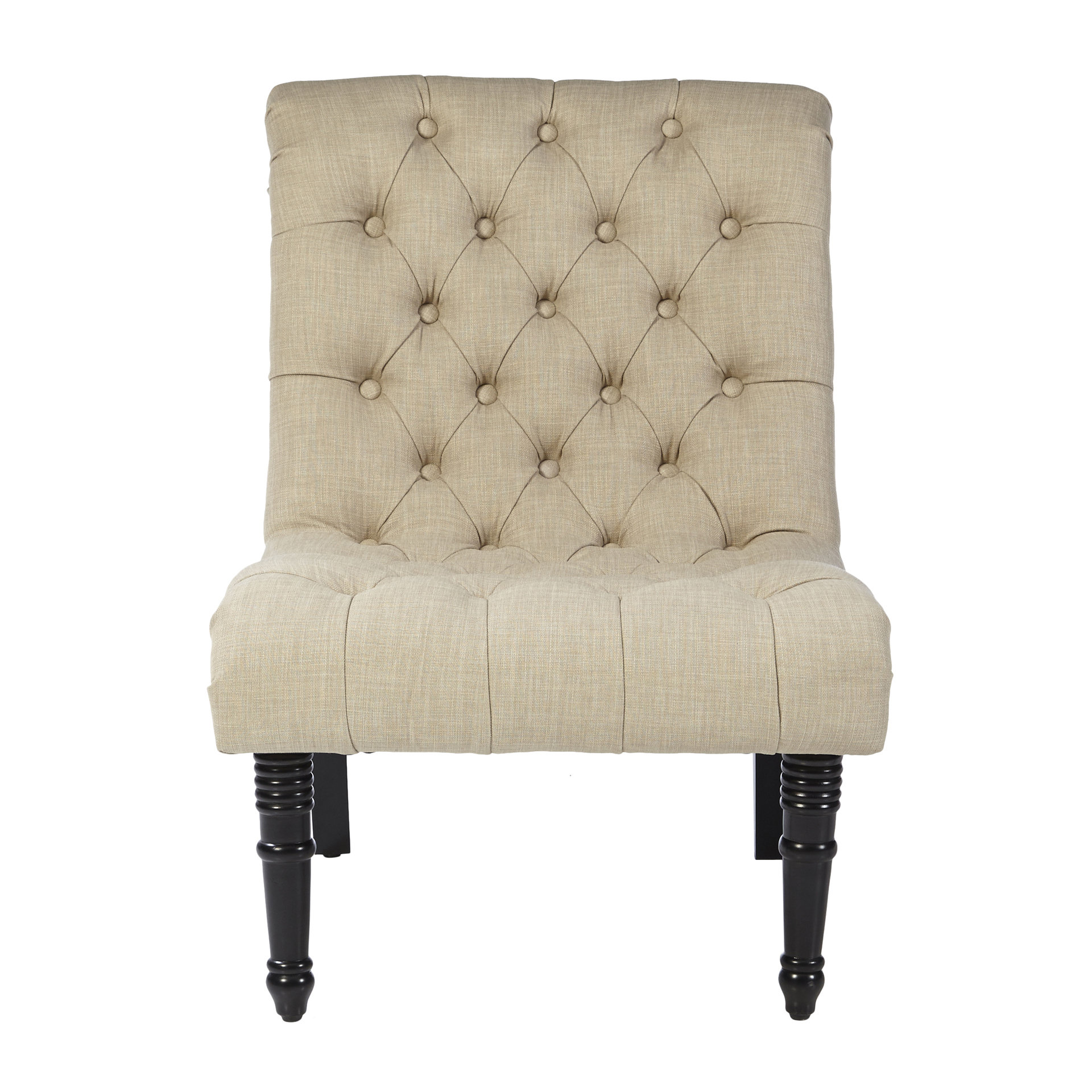 Alcott Hill Clarke Scroll Back Tufted Upholstered Side Chair & Reviews