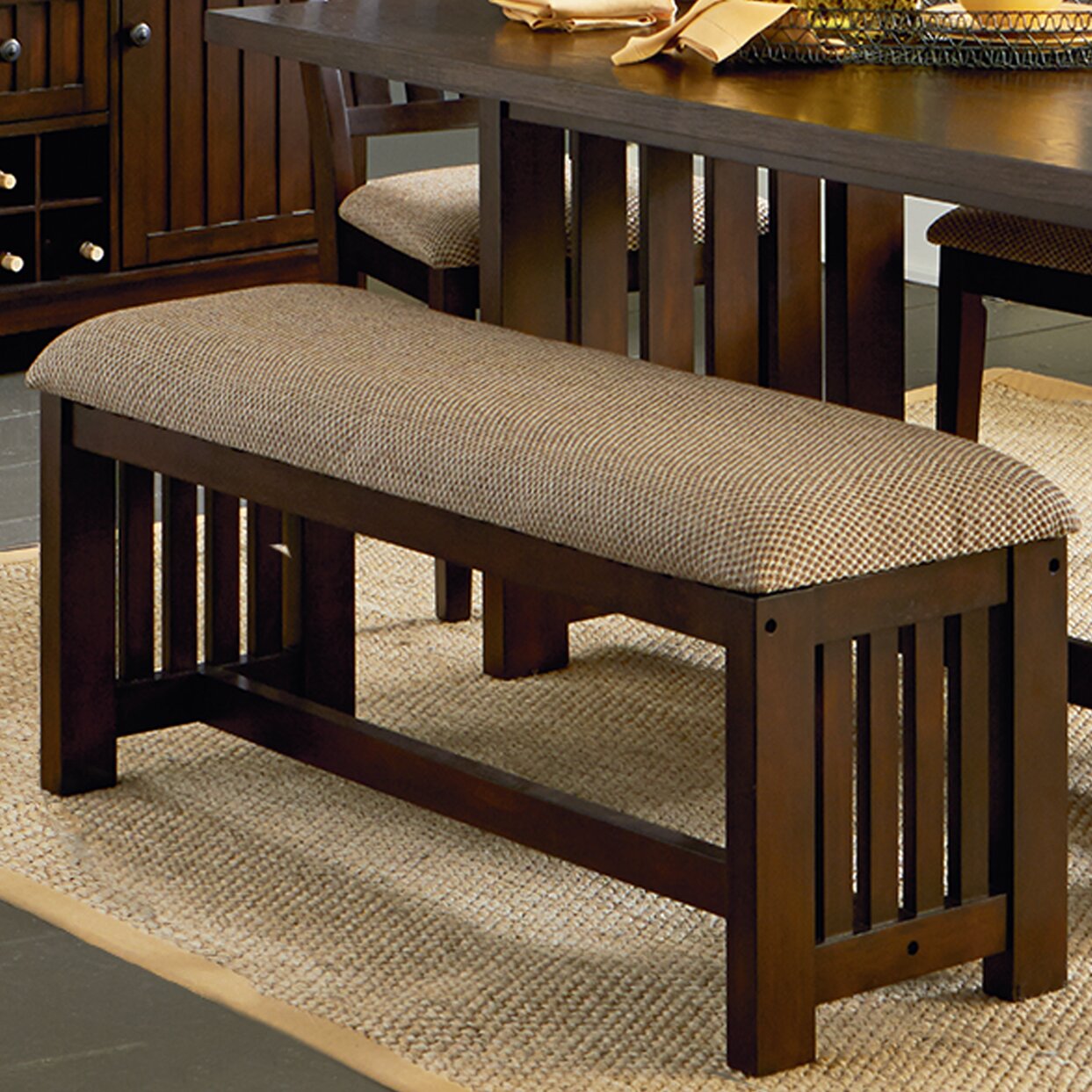 Brewer Upholstered Kitchen Bench Wayfair   Brewer Upholstered Kitchen Bench ALCT4228 