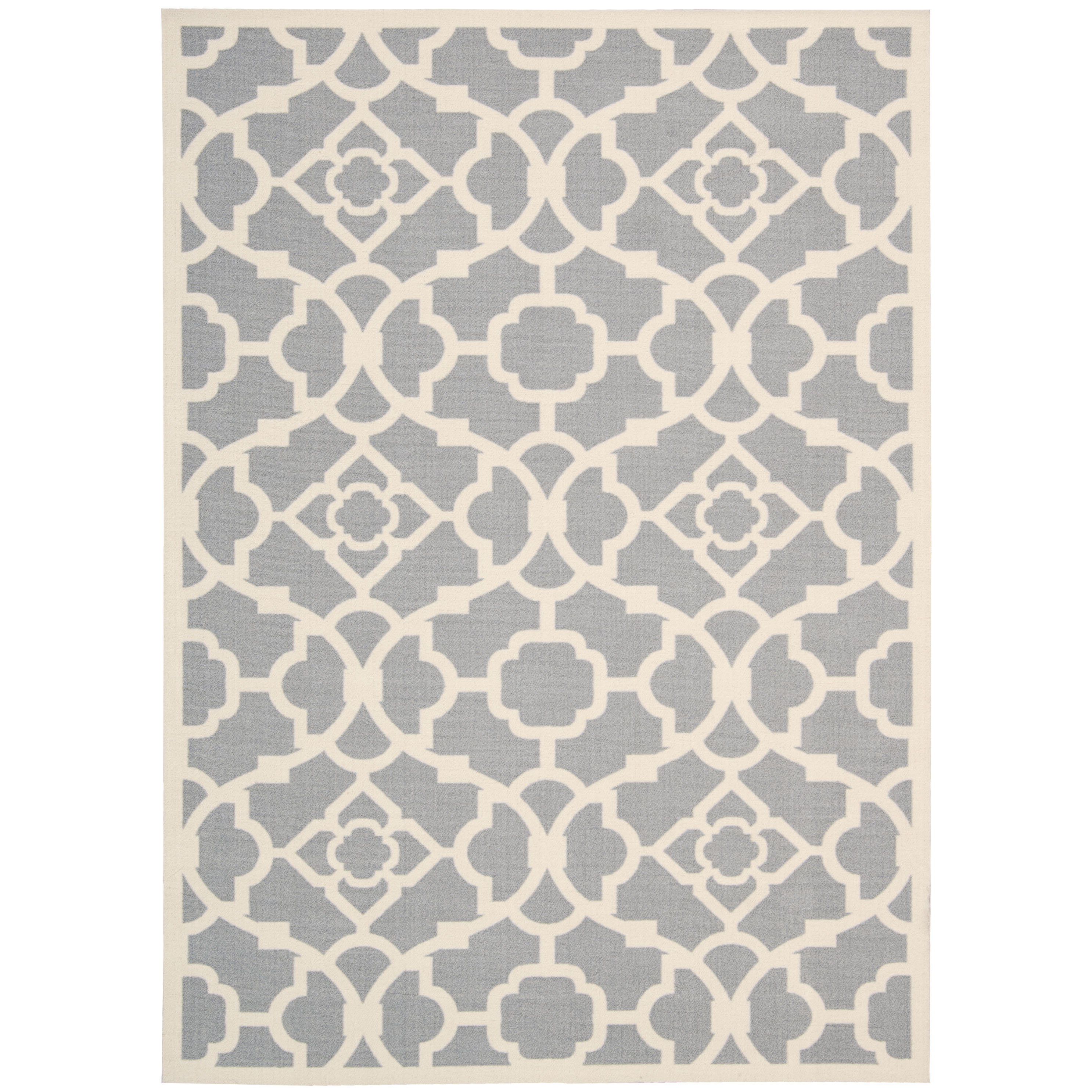 Kenton Gray/White Indoor/Outdoor Area Rug Wayfair