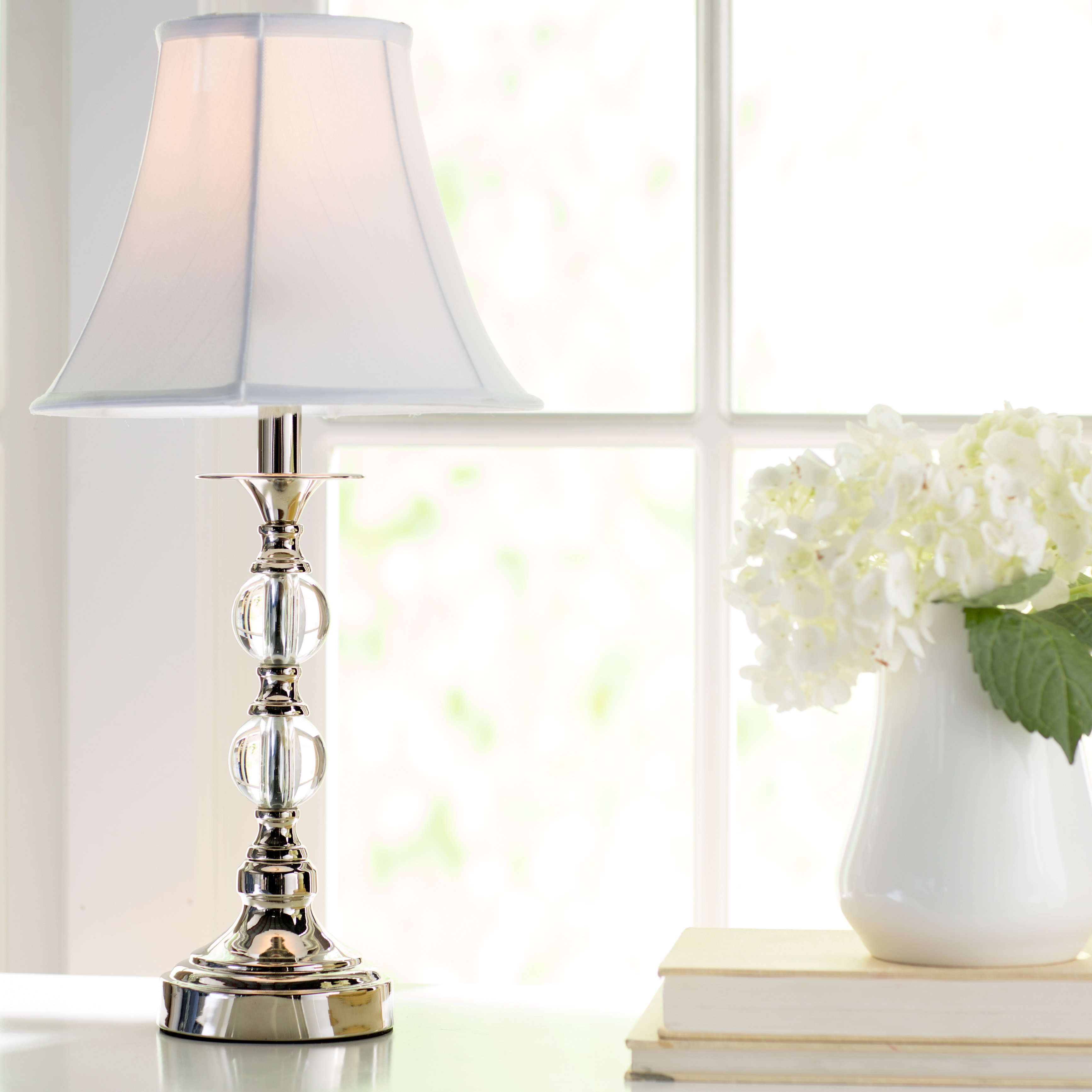 Alcott Hill Fitzwilliyam 19" H Table Lamp with Bell Shade & Reviews Wayfair