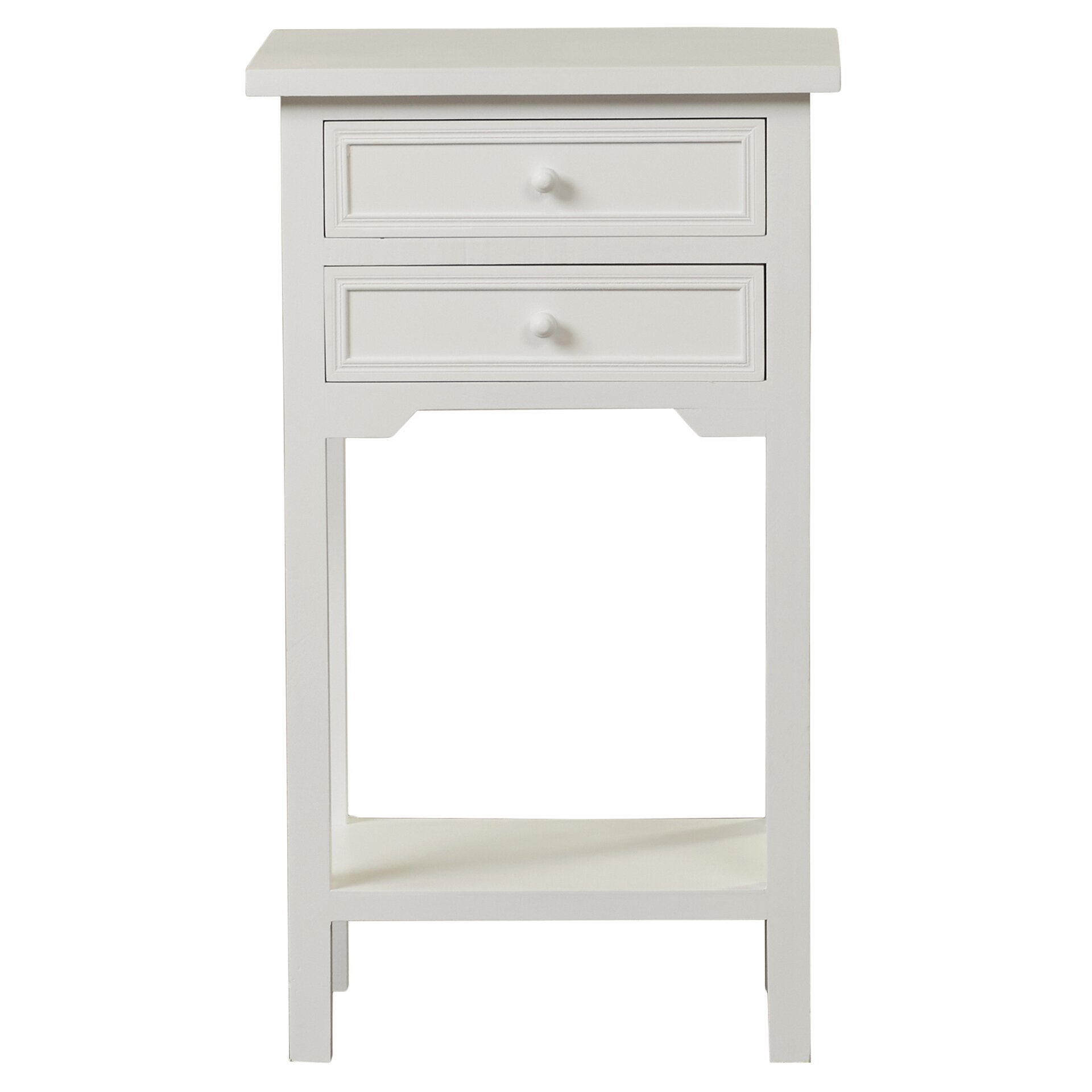 Charlton Home Berwick 2 Drawer End Table & Reviews | Wayfair