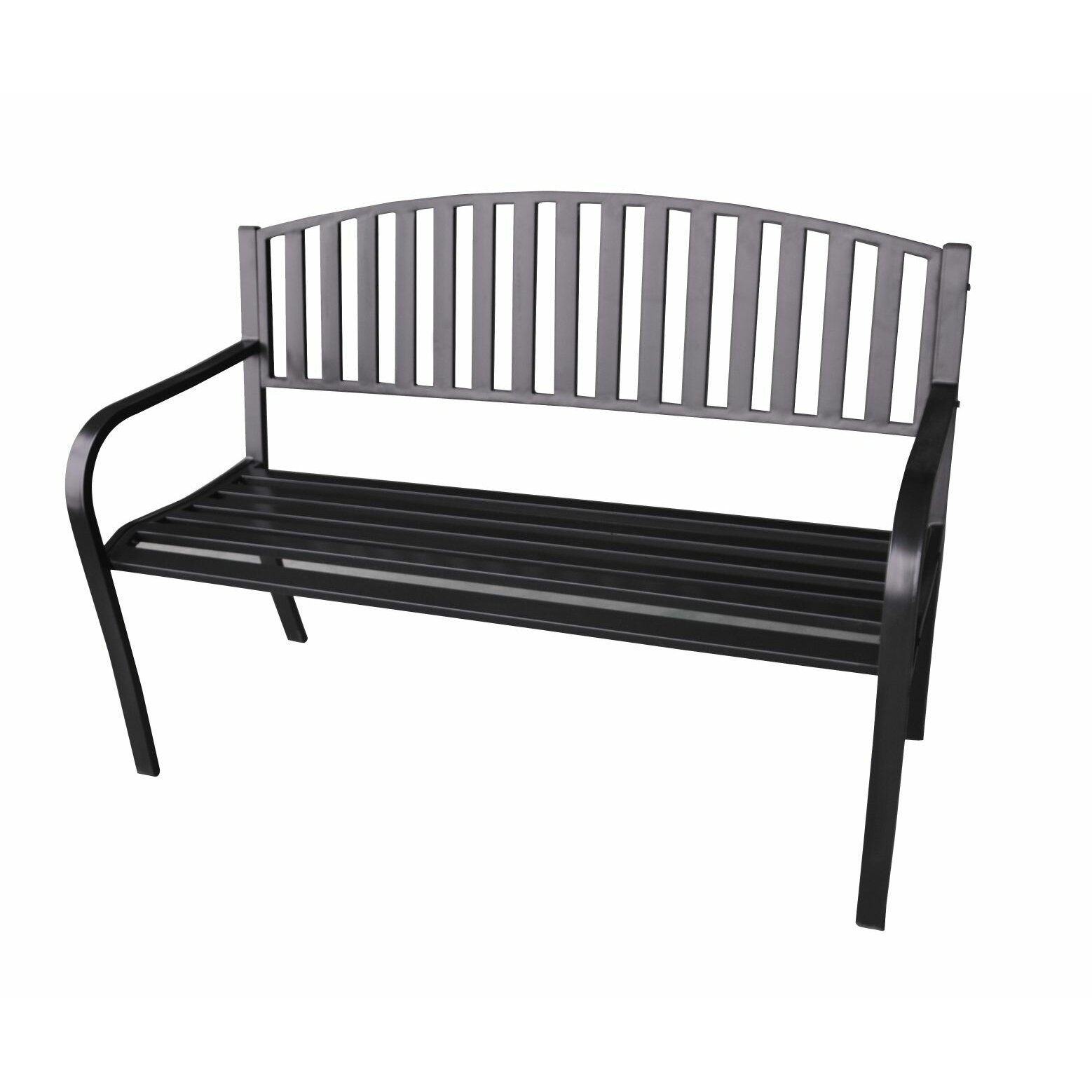 Varick Gallery 1 Ditmars Steel Park Bench & Reviews